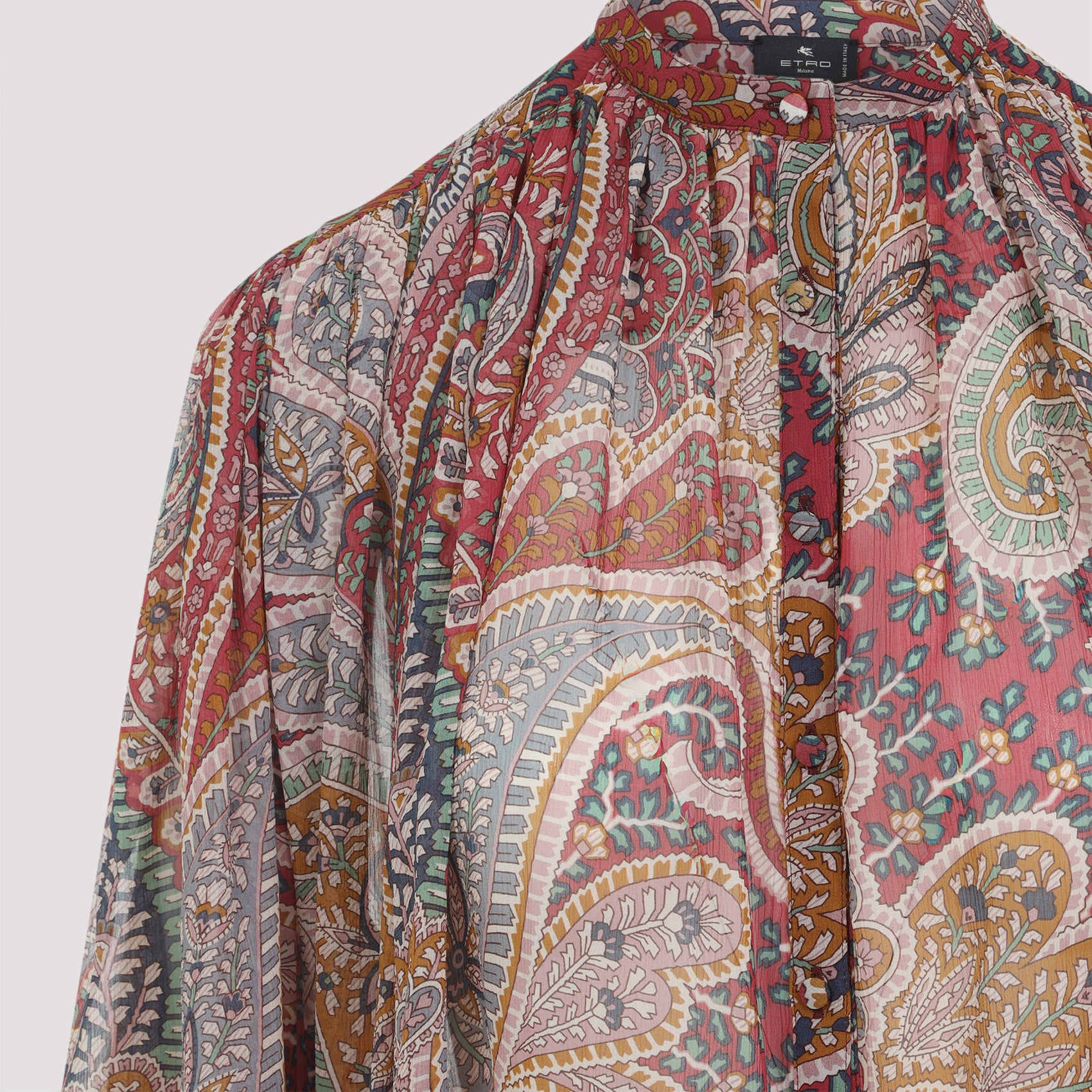 ETRO Luxurious 100% Silk Shirt for Men - FW25 Collection