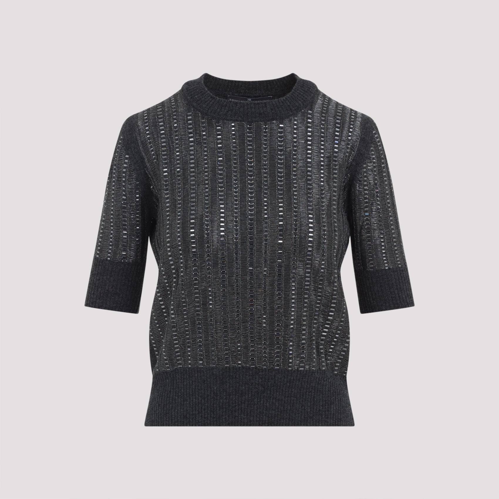 ERMANNO SCERVINO Virgin Wool and Cashmere Blend Pullover for Men