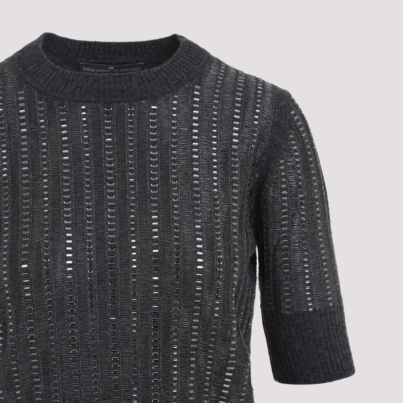 ERMANNO SCERVINO Virgin Wool and Cashmere Blend Pullover for Men