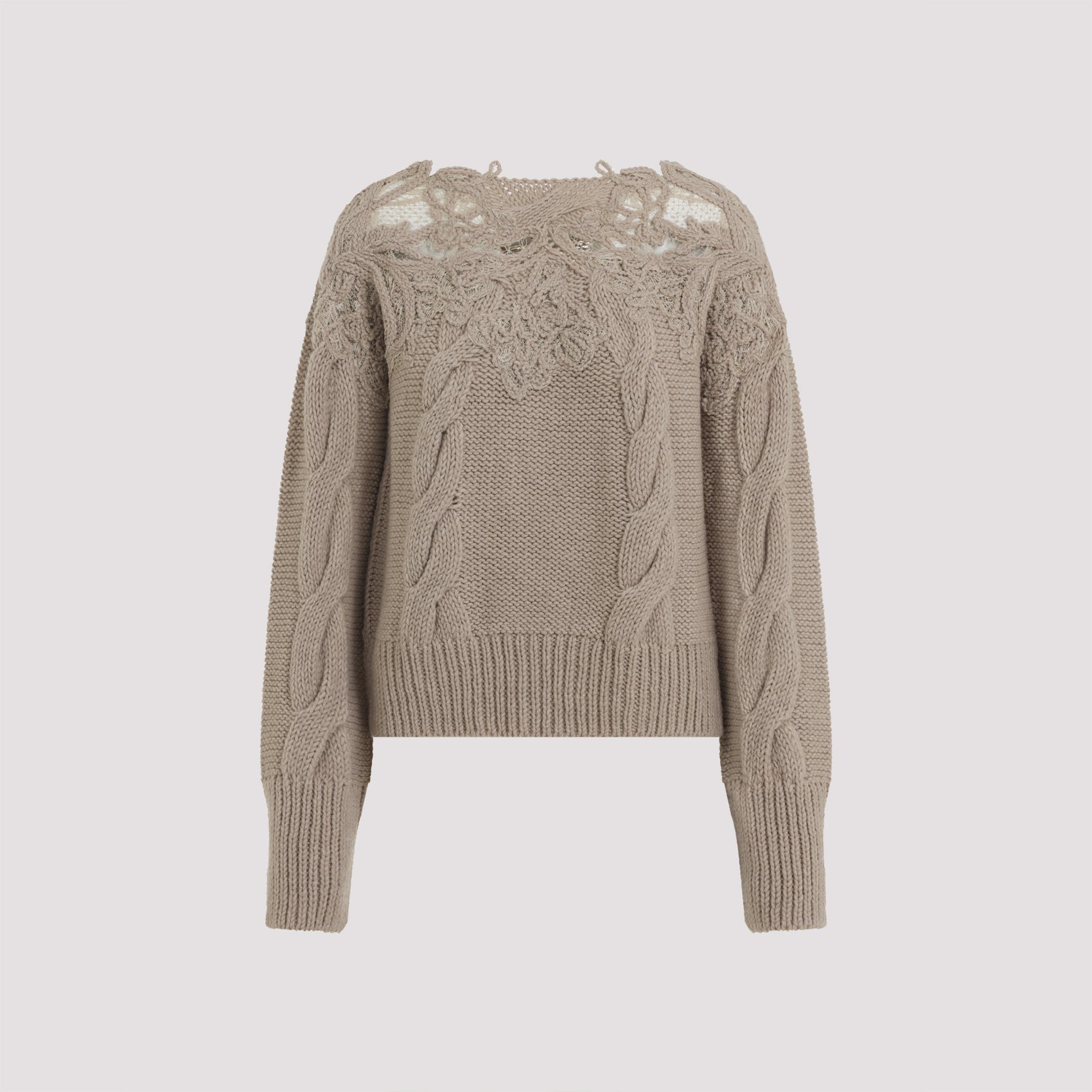 ERMANNO SCERVINO Virgin Wool Pullover for Men - FW25 Collection
