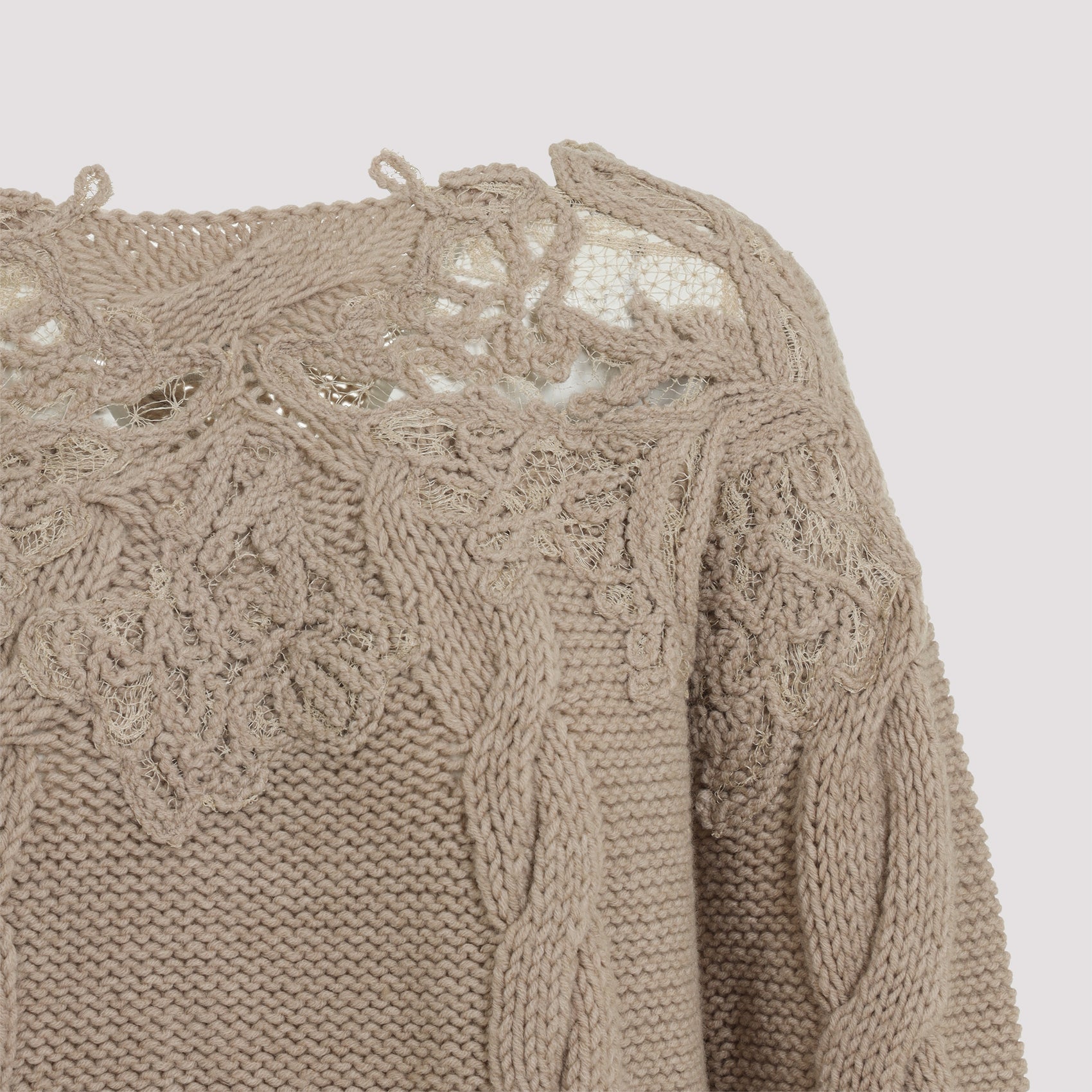 ERMANNO SCERVINO Virgin Wool Pullover for Men - FW25 Collection