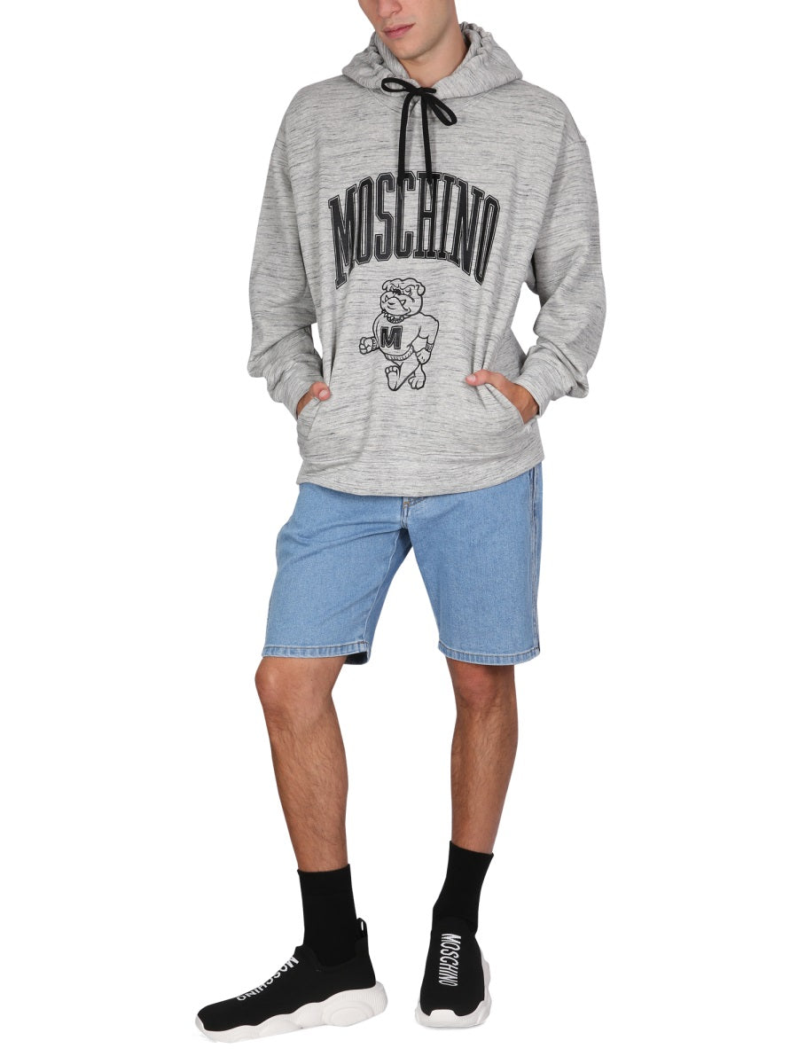 MOSCHINO COUTURE Couture Sweatshirt with Logo Print - FW22 Edition