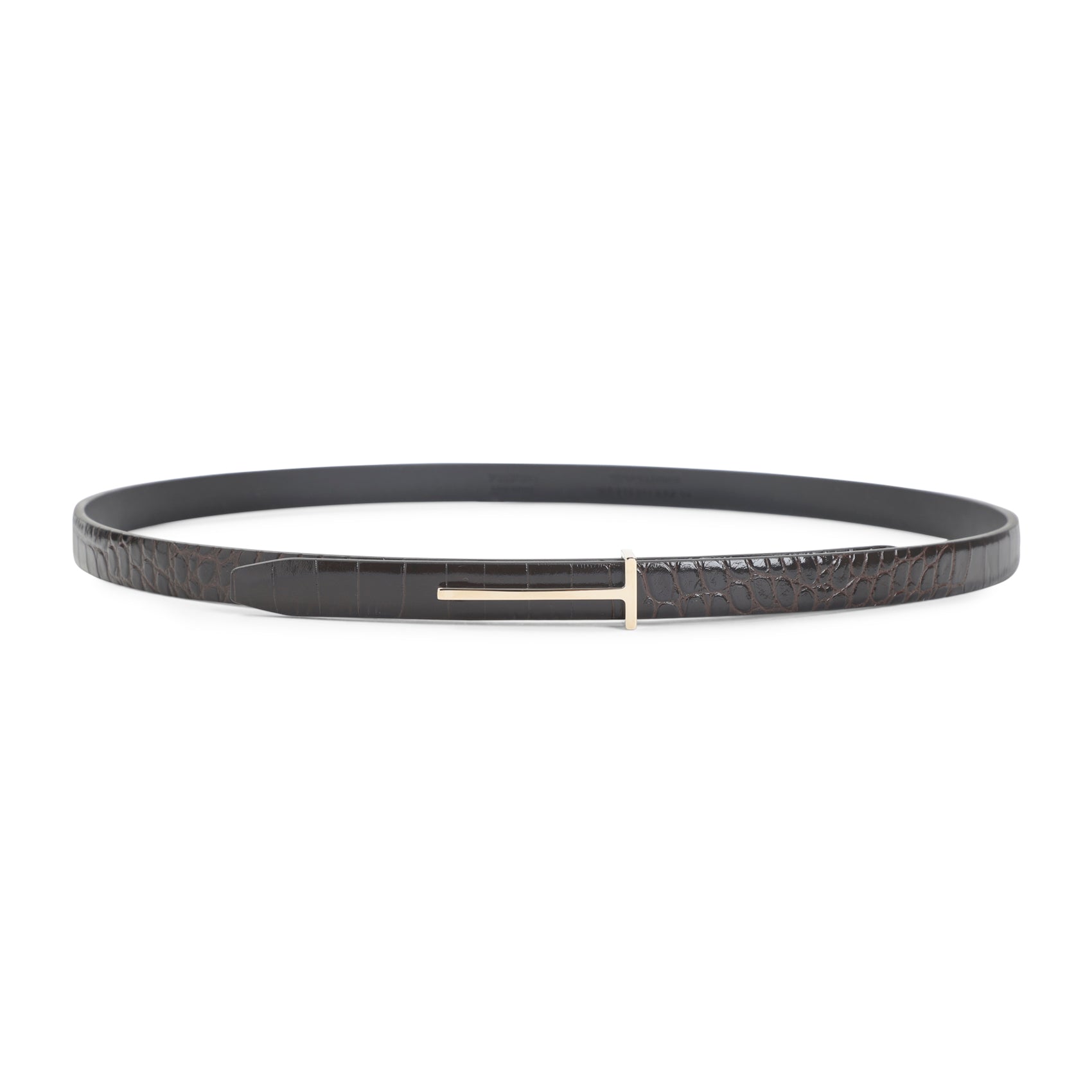 TOM FORD Men's 1.4cm Calf Leather Belt