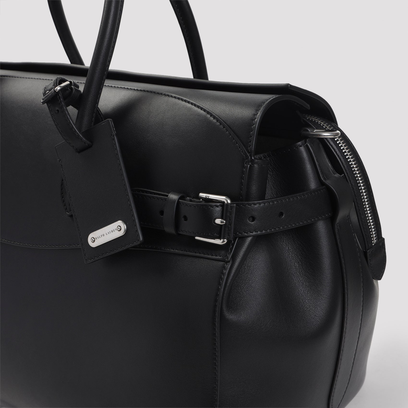RALPH LAUREN PURPLE LABEL Large Leather Duffle Bag - Classic and Timeless Style