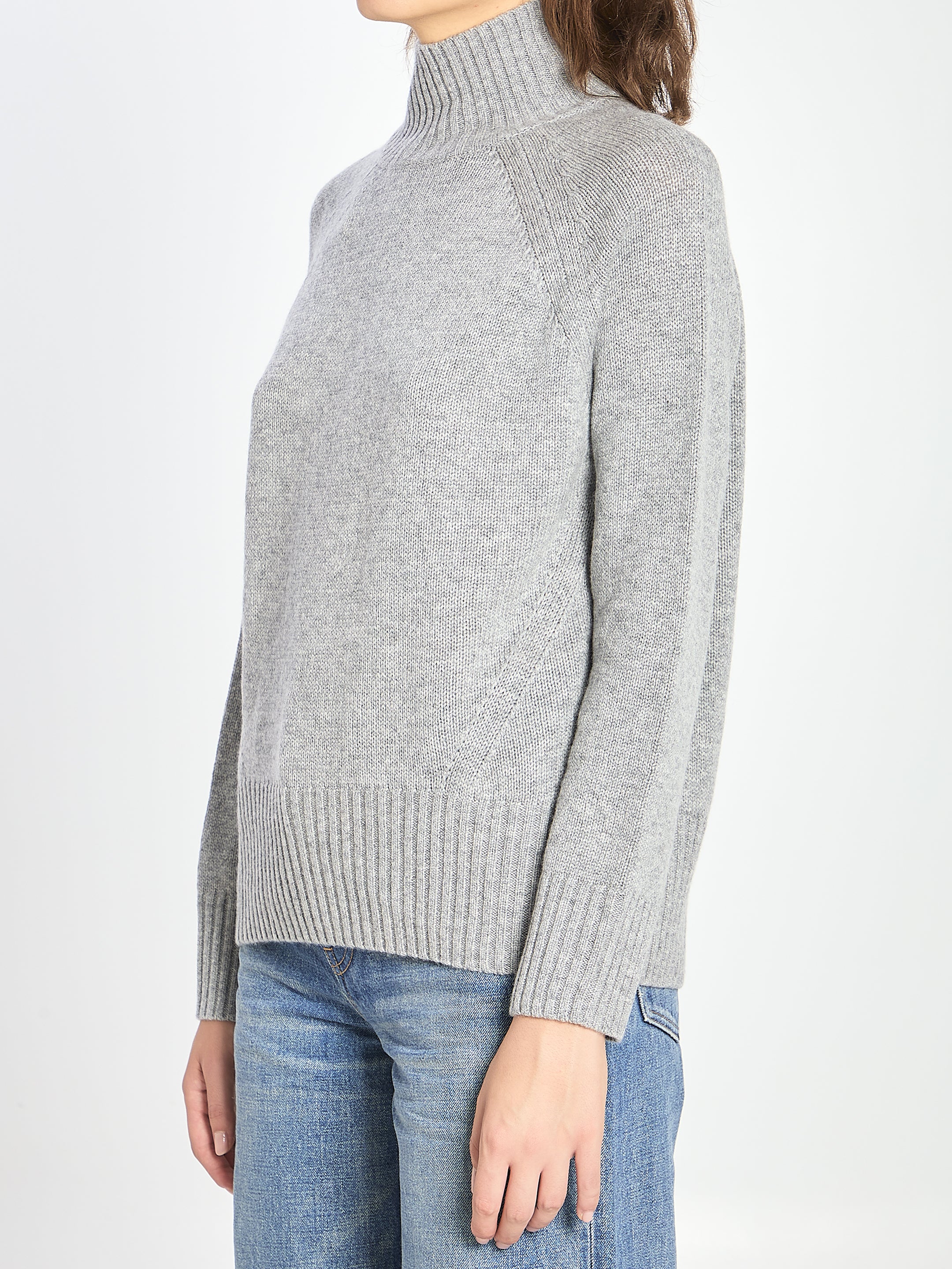 ALLUDE Relaxed Fit Turtleneck Sweater - Size S