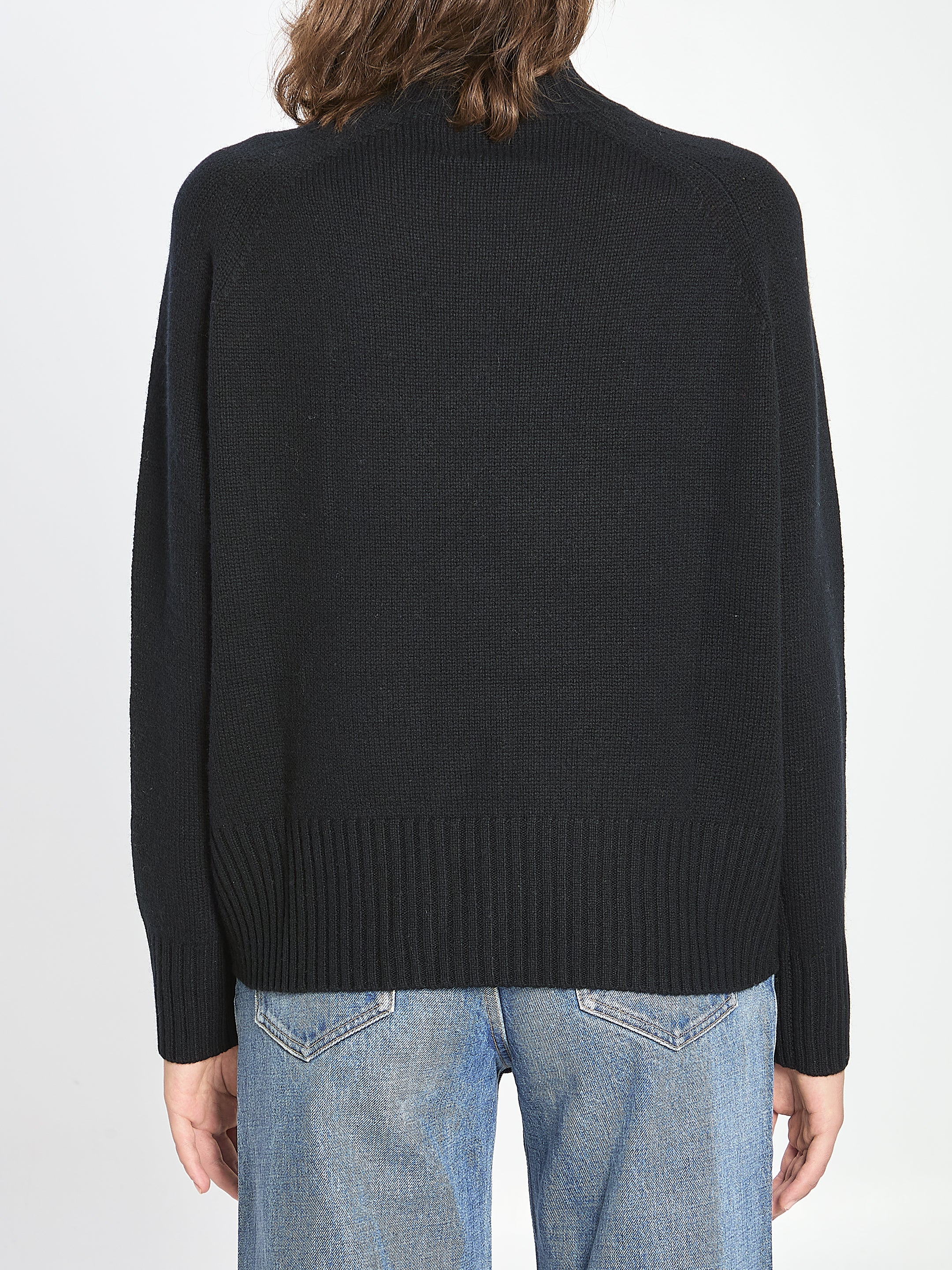 ALLUDE Relaxed Fit Turtleneck Sweater - Size S