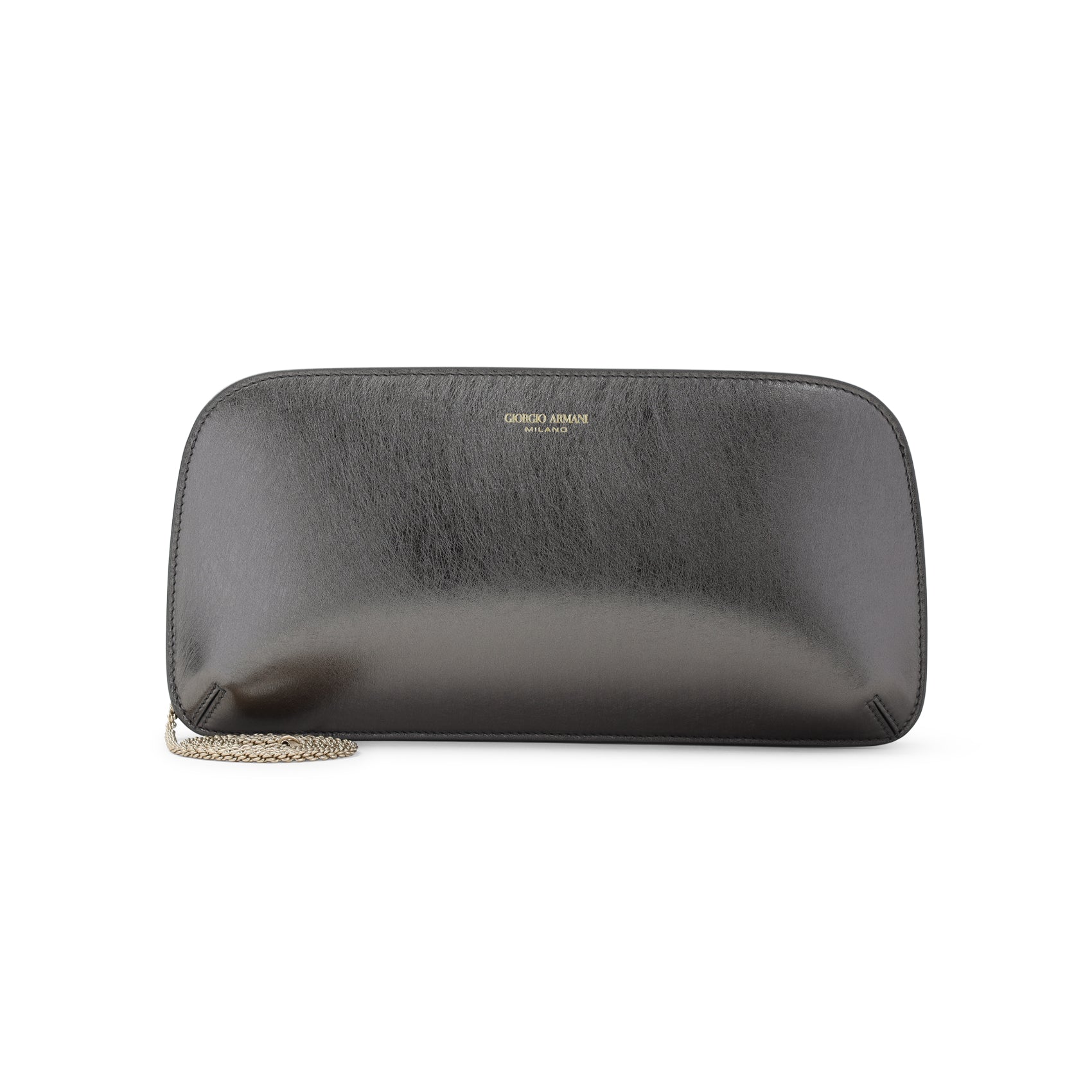 GIORGIO ARMANI Mini Lamb Leather Handbag - 28cm