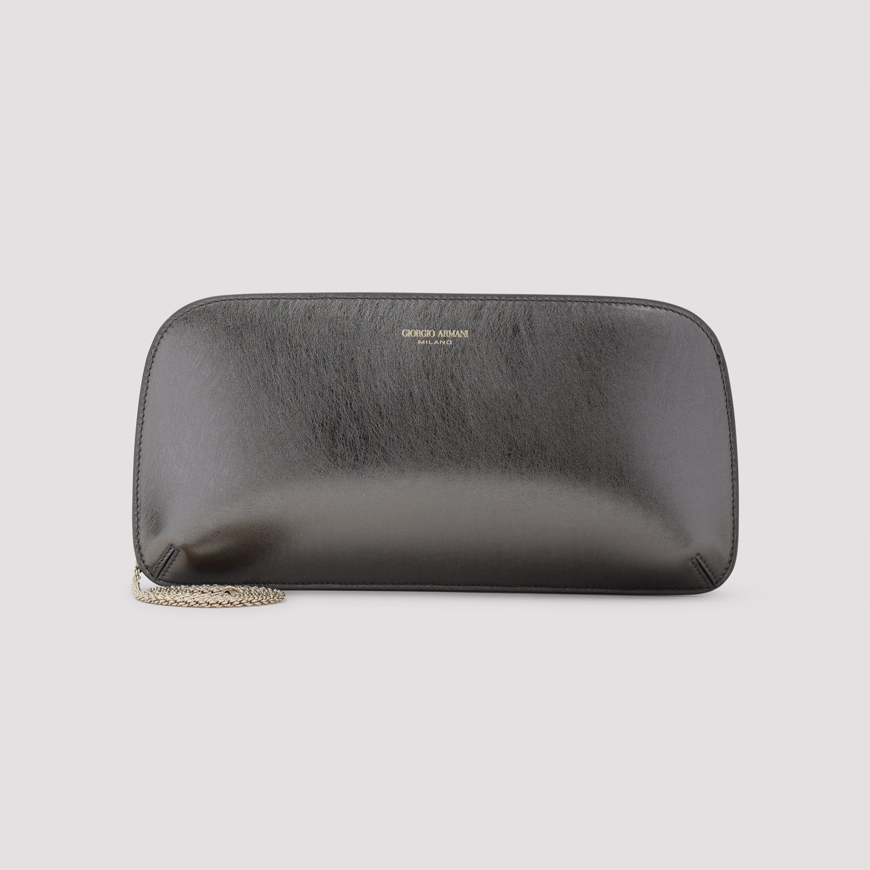 GIORGIO ARMANI Mini Lamb Leather Handbag - 28cm