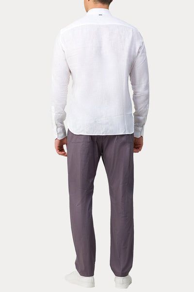 HERNO Linen Button-Up Shirt for Men