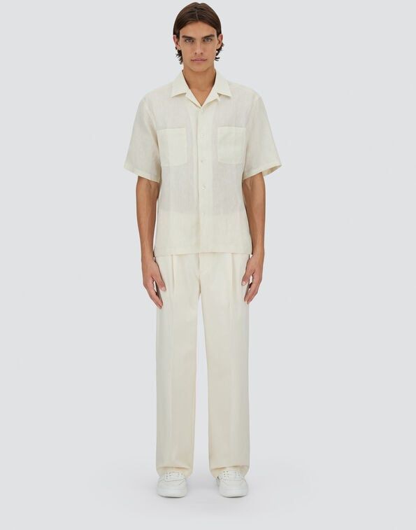 HERNO Linen Shirt for Men - SS25 Collection