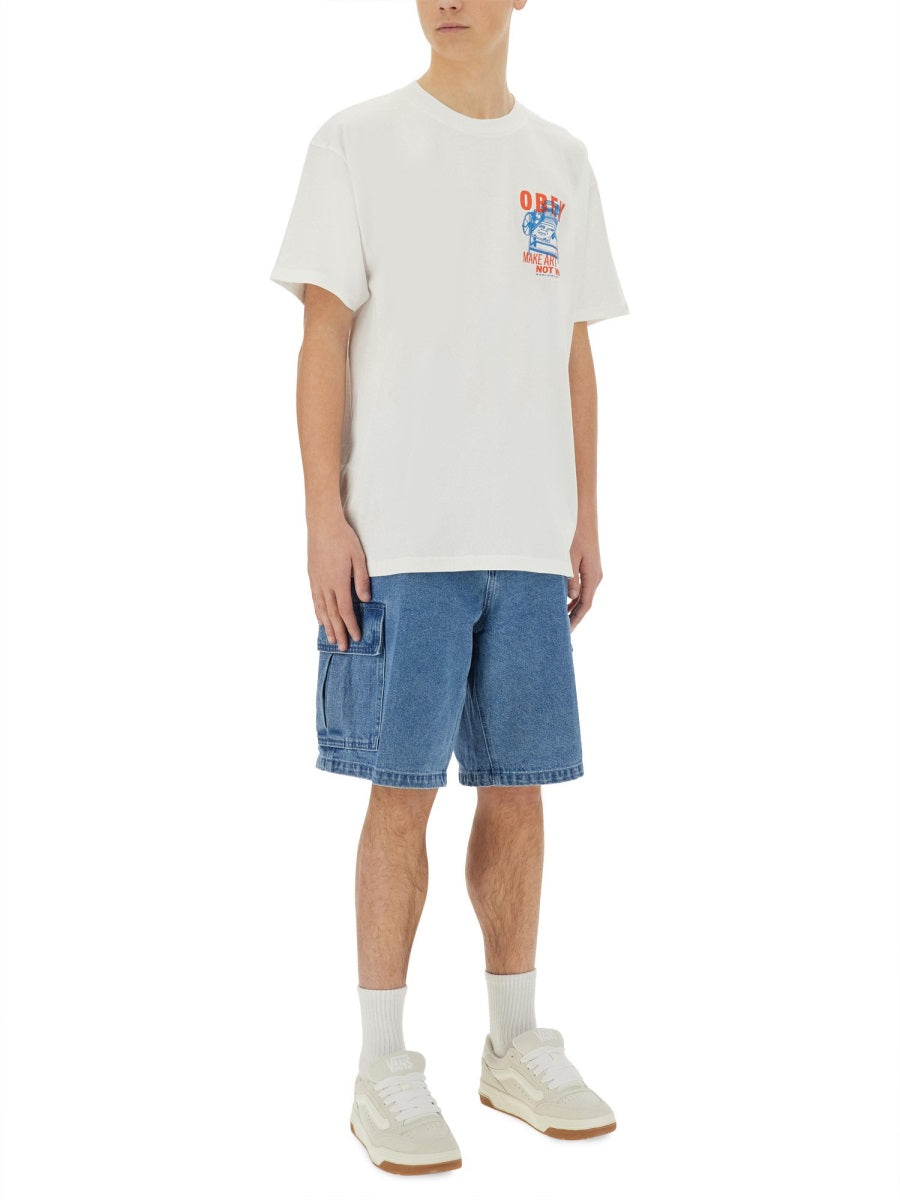 OBEY Baggy Bigwig Cargo Shorts 32