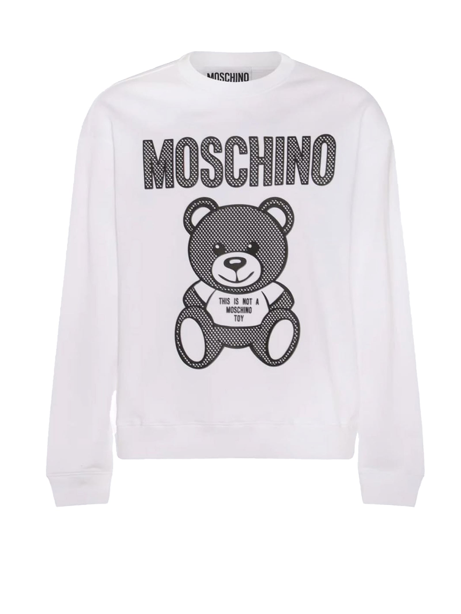 MOSCHINO COUTURE Classic Cotton Sweater for Men - SS24 Collection