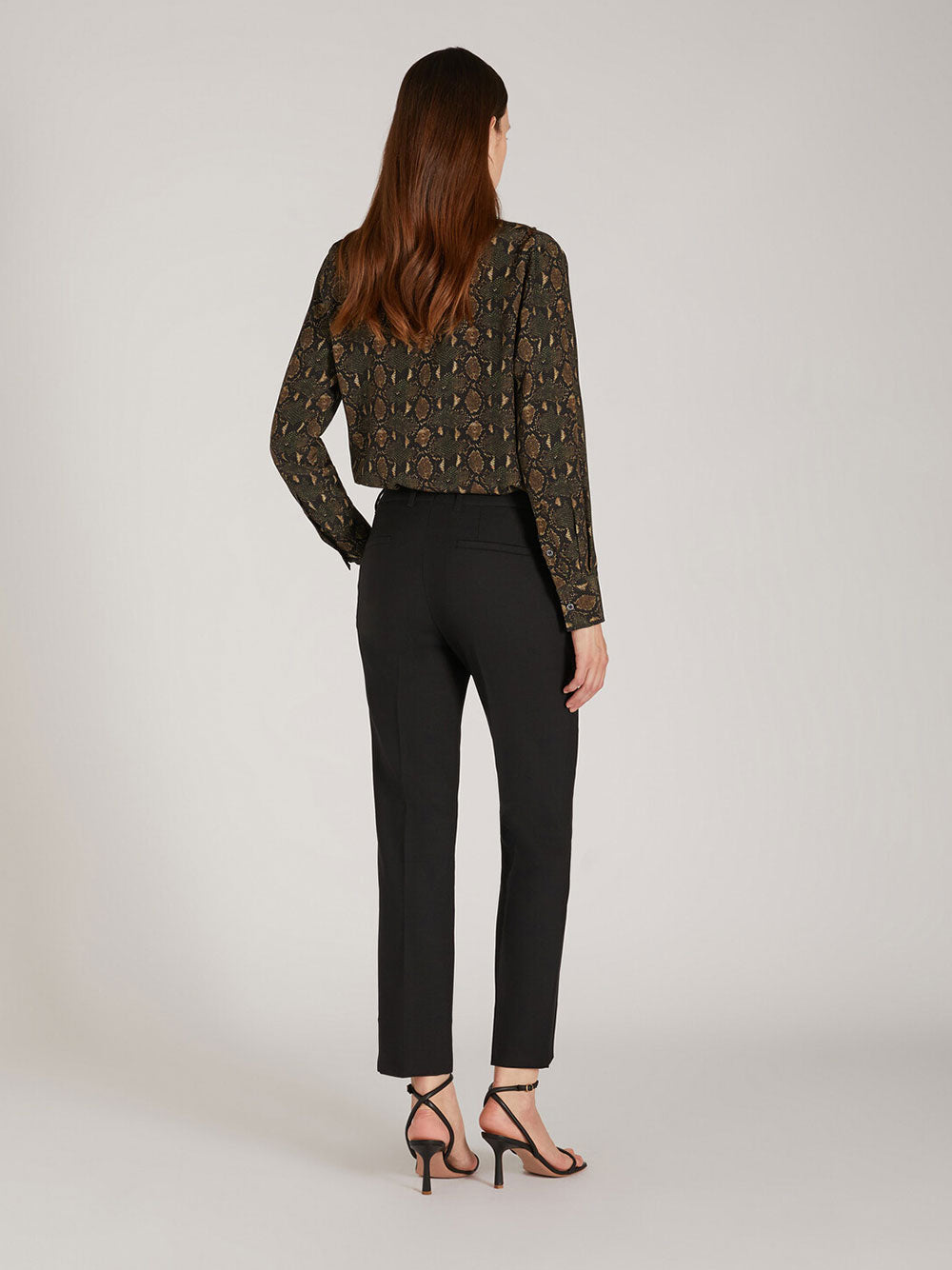 INCOTEX Tailored Straight-Leg Mid-Rise Wool Trousers for Women