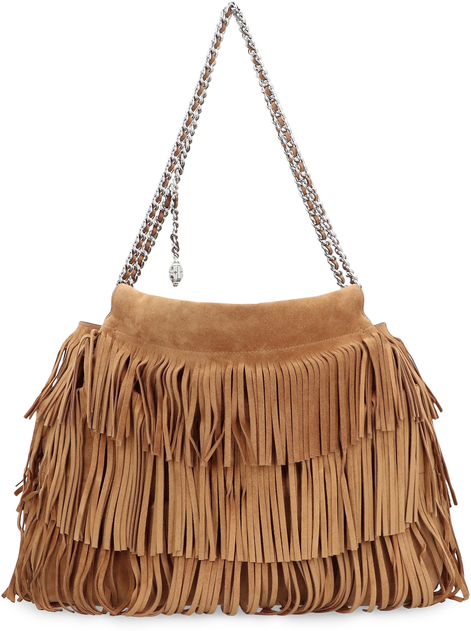 TORY BURCH Fringe Hobo Handbag 36 CM x 30 CM x 10.5 CM