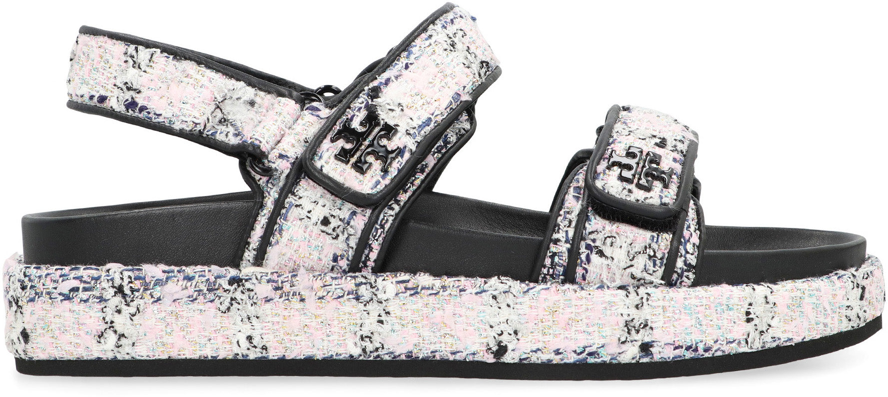 TORY BURCH Knit Boucle Loop Sandals - Women’s Comfort Footwear