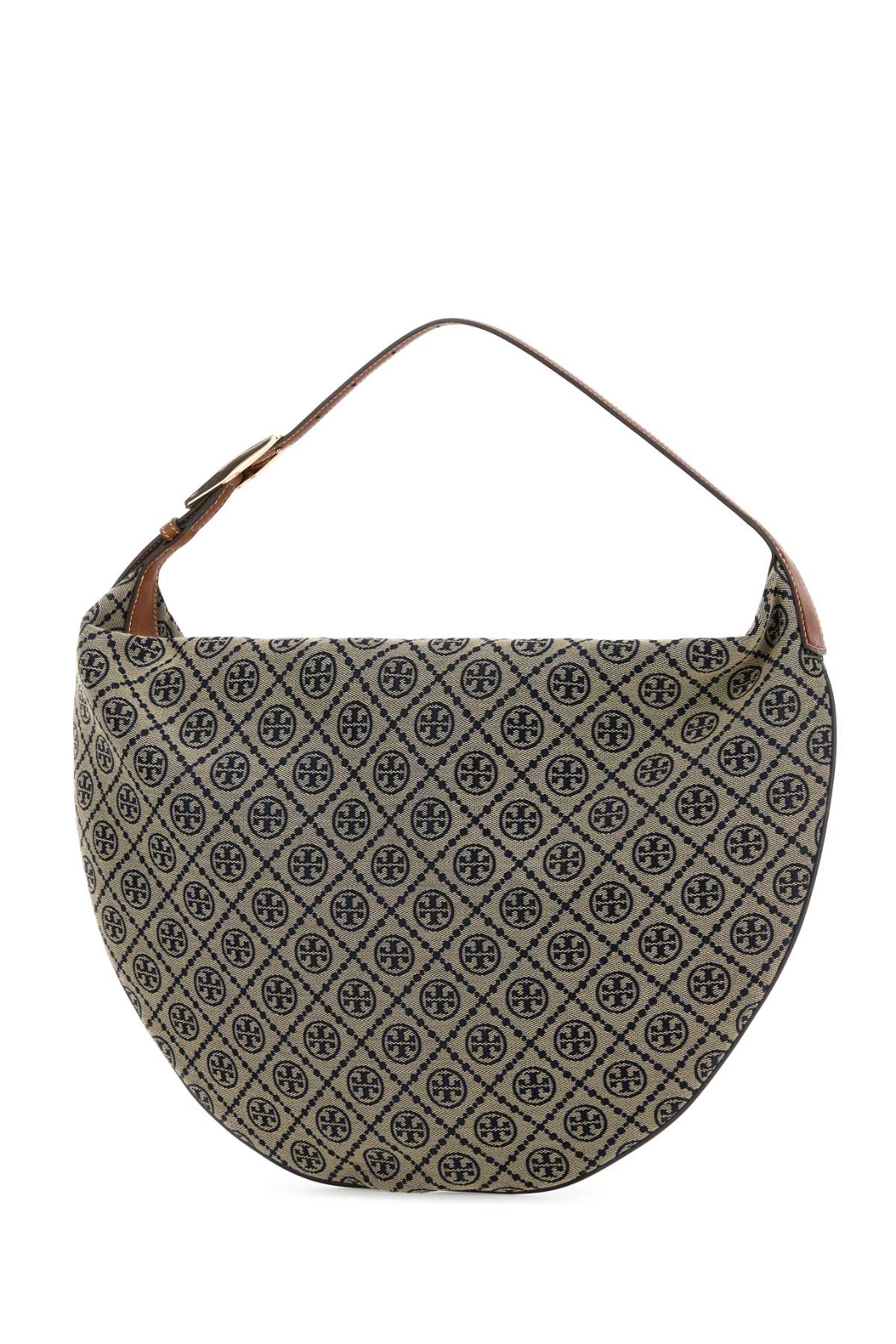 TORY BURCH Embroidered Canvas Shopping Handbag for Women