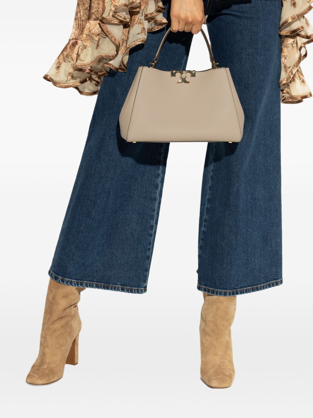 TORY BURCH Medium Leather Satchel Handbag