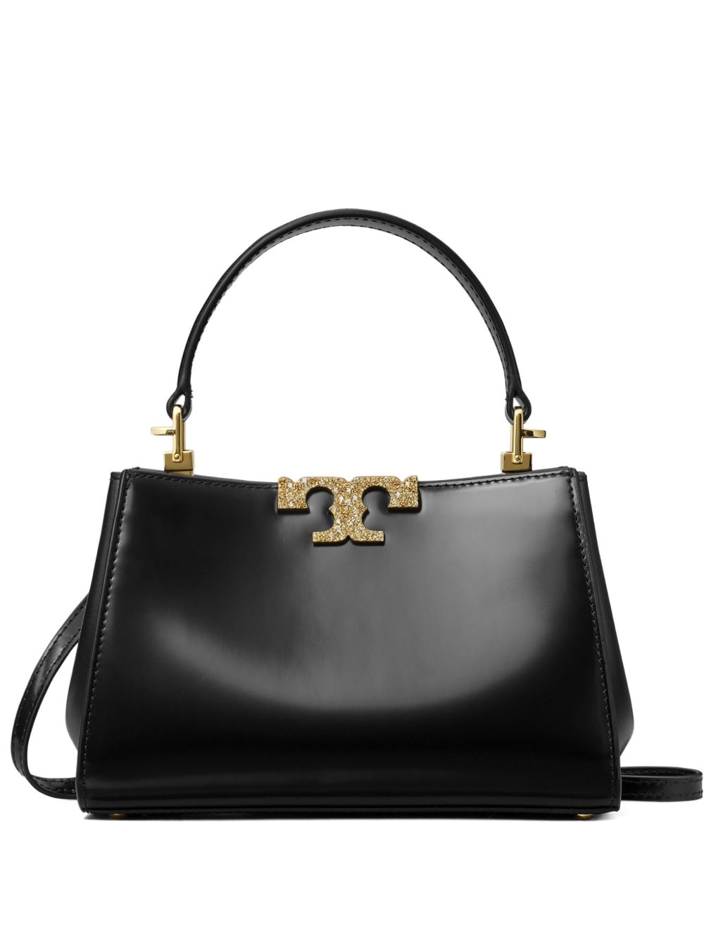 TORY BURCH Leather Handbag with Detachable Shoulder Strap