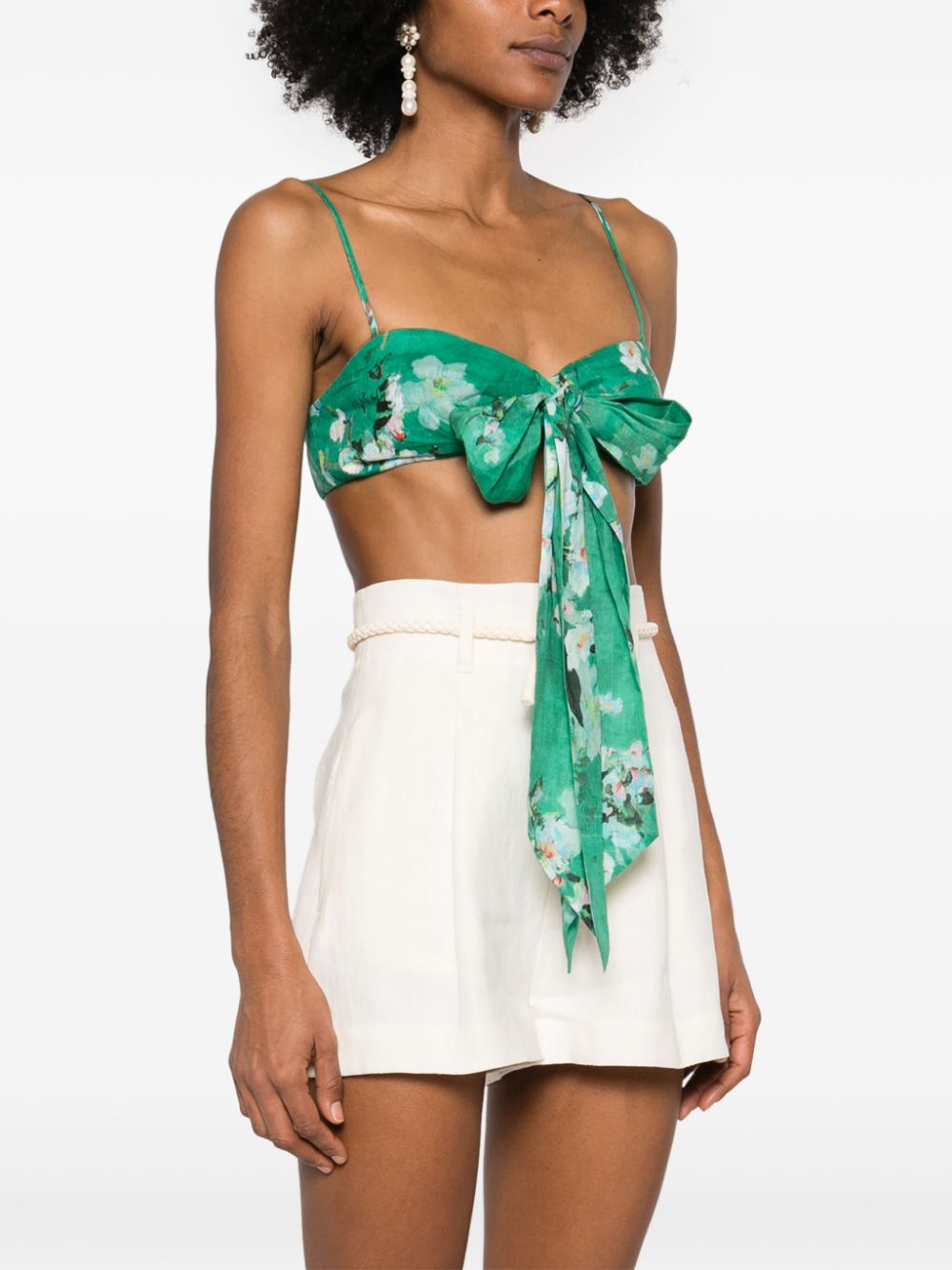 ZIMMERMANN Mini Bralette with Tied Bow - Size 0