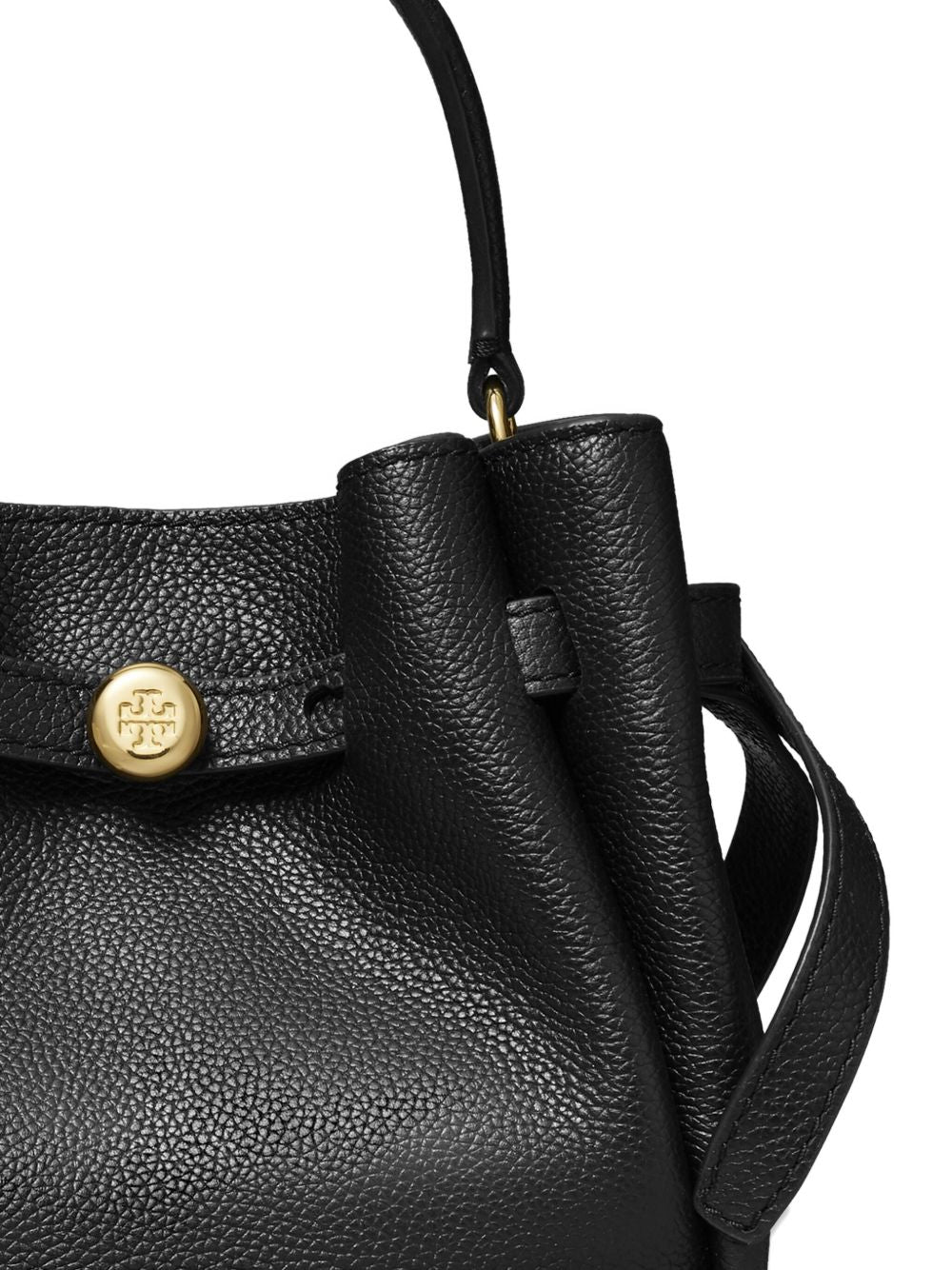 TORY BURCH Mini Leather Bucket Handbag