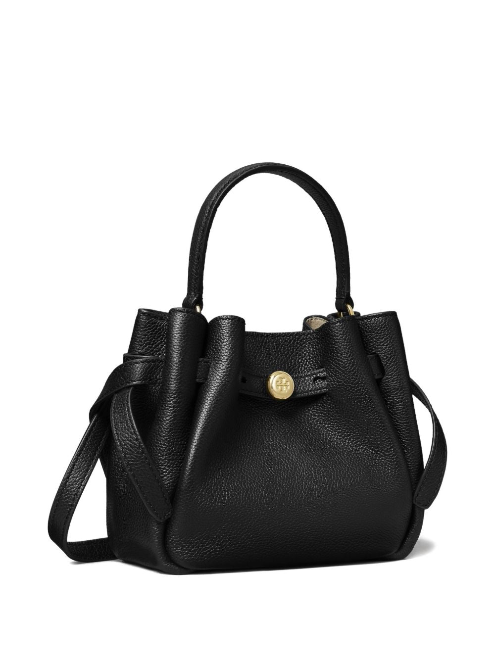 TORY BURCH Mini Leather Bucket Handbag