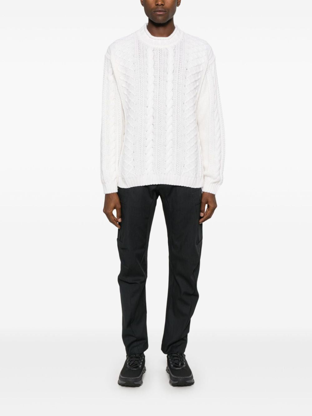 C.P.COMPANY Men's Knitwear Crew Neck Sweater