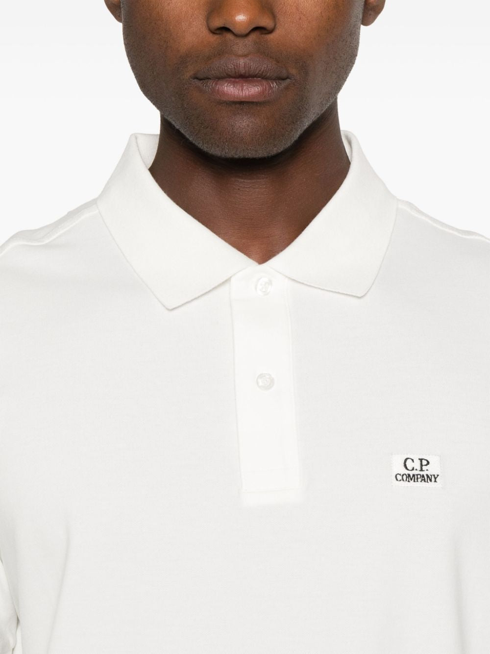 C.P.COMPANY Men's Piqué Polo Shirt