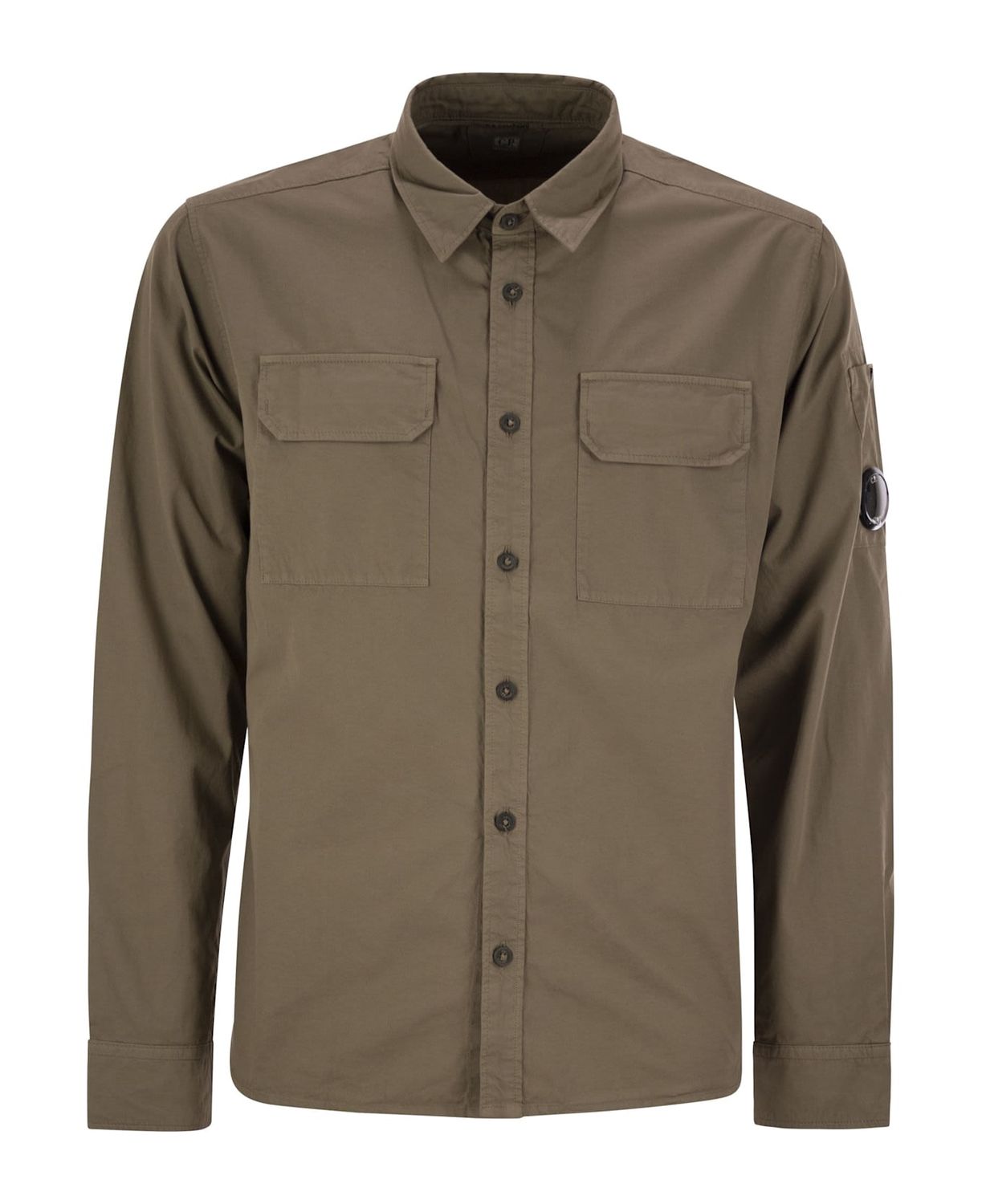 C.P.COMPANY Buttoned Lens Shirt for Men - FW24 Collection