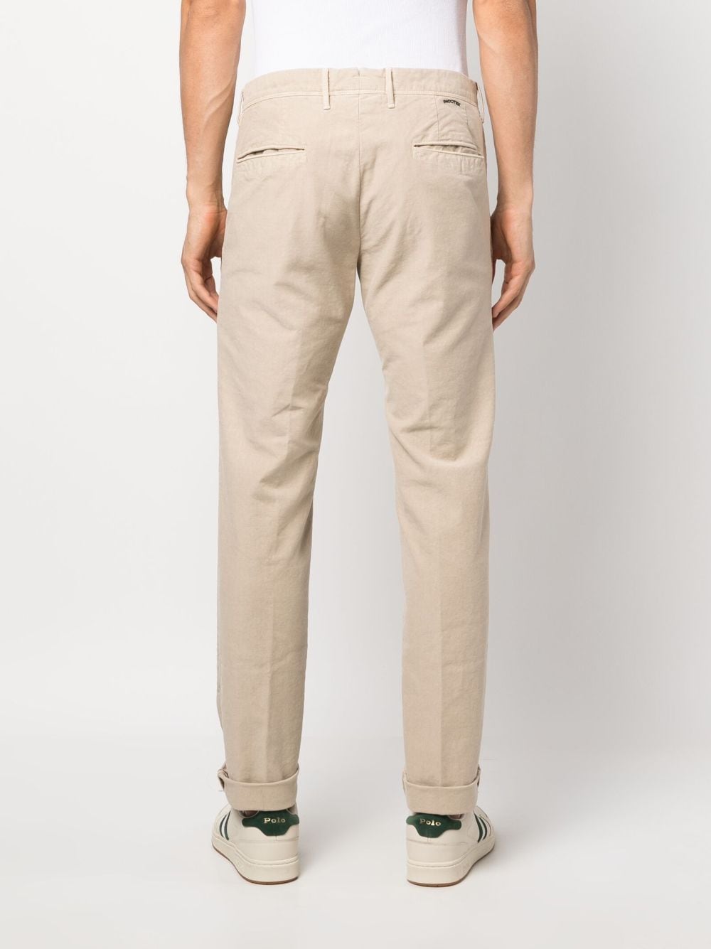 INCOTEX Men's Nude Stretch Cotton Pants - Fall/Winter 2024