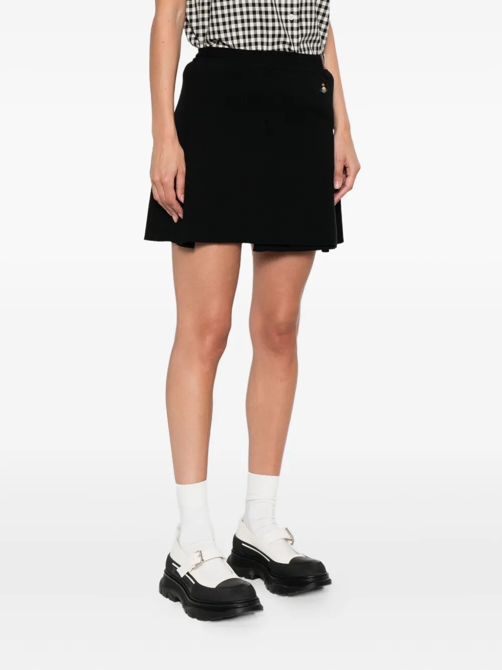 VIVIENNE WESTWOOD Chic Pleated Kilt Mini Skirt