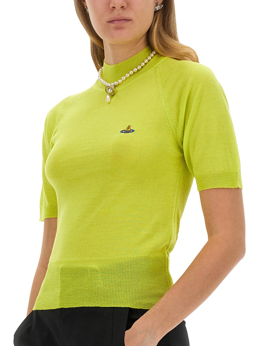 VIVIENNE WESTWOOD Bea Shirt Size S - Merino Wool and Silk Blend