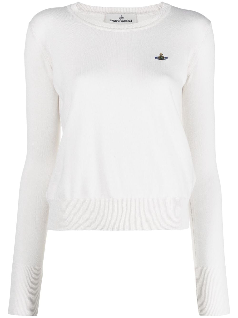 VIVIENNE WESTWOOD Orb Logo Cotton-Cashmere Sweater - Women's