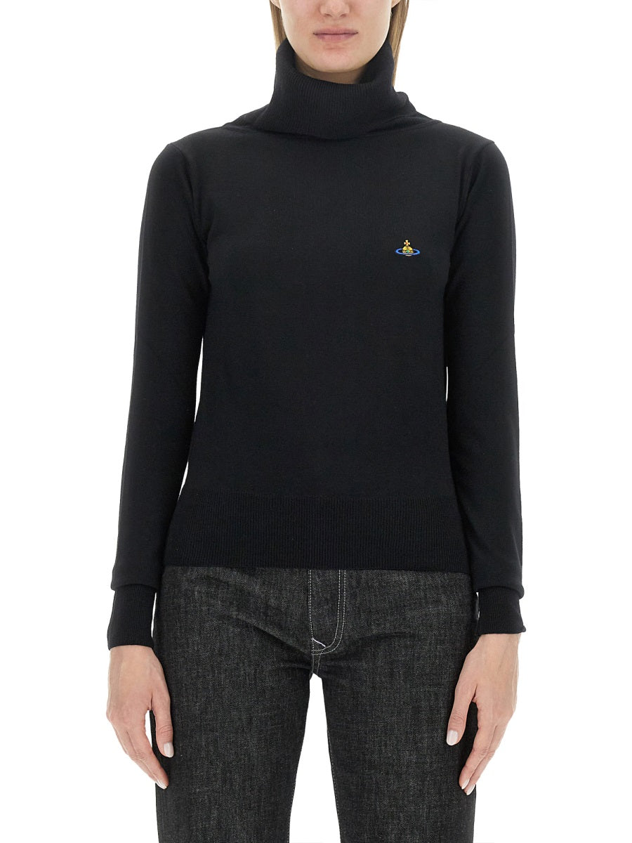 VIVIENNE WESTWOOD Slim Fit Turtleneck T-Shirt - Size S