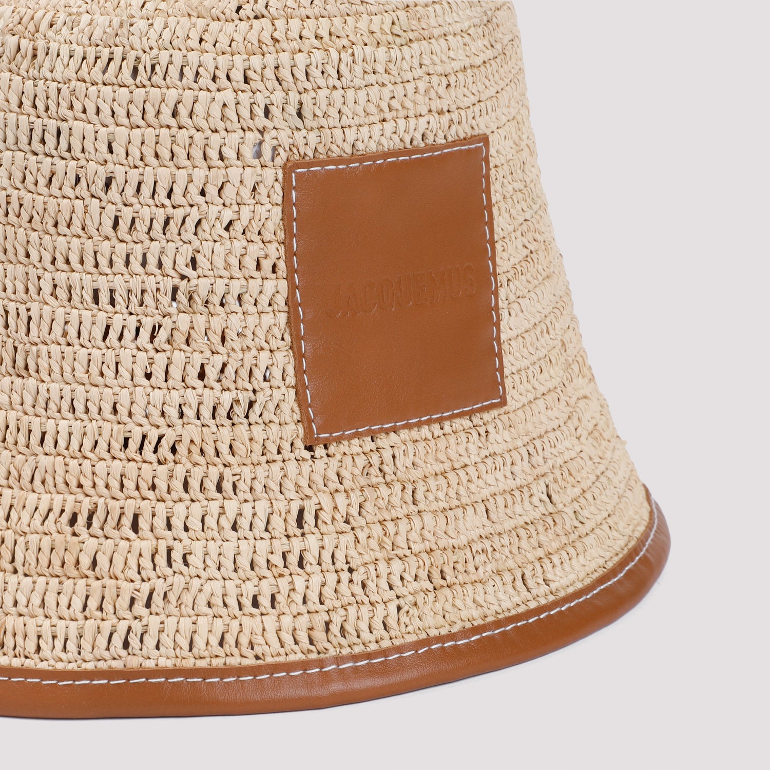 JACQUEMUS Stylish Raffia Bucket Hat
