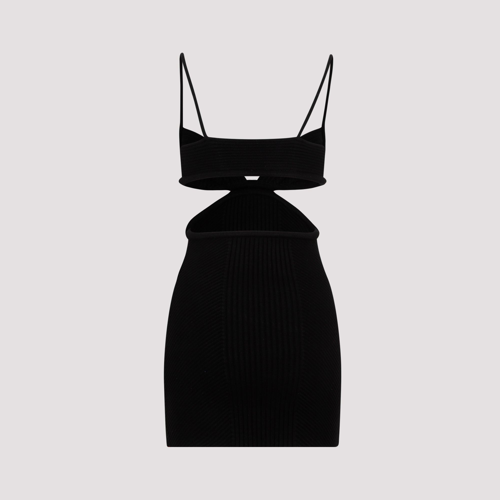 OFF WHITE Cut Out Ribbed Mini Dress for Men