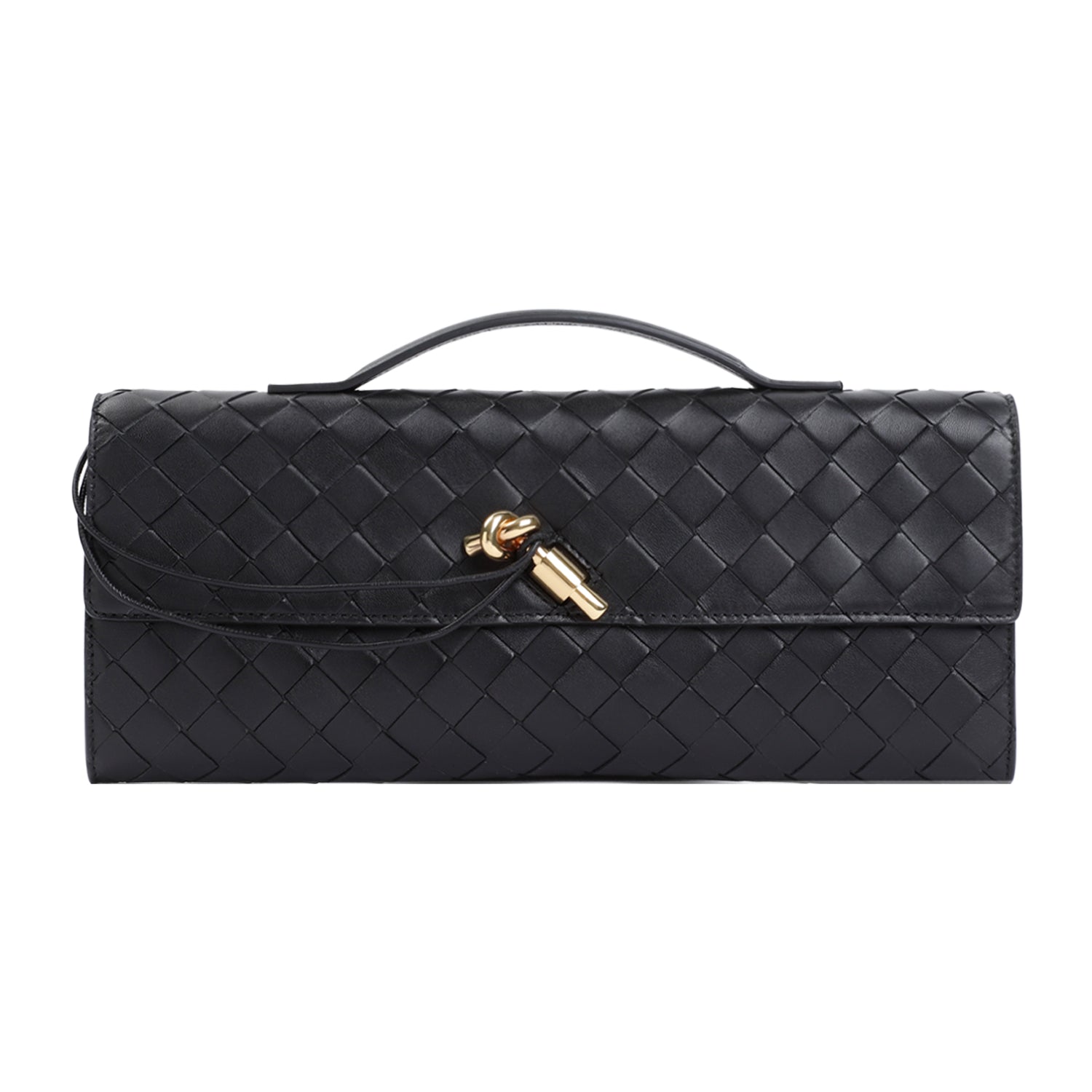 BOTTEGA VENETA Andiamo Long Intreccio Mini Clutch 31cm
