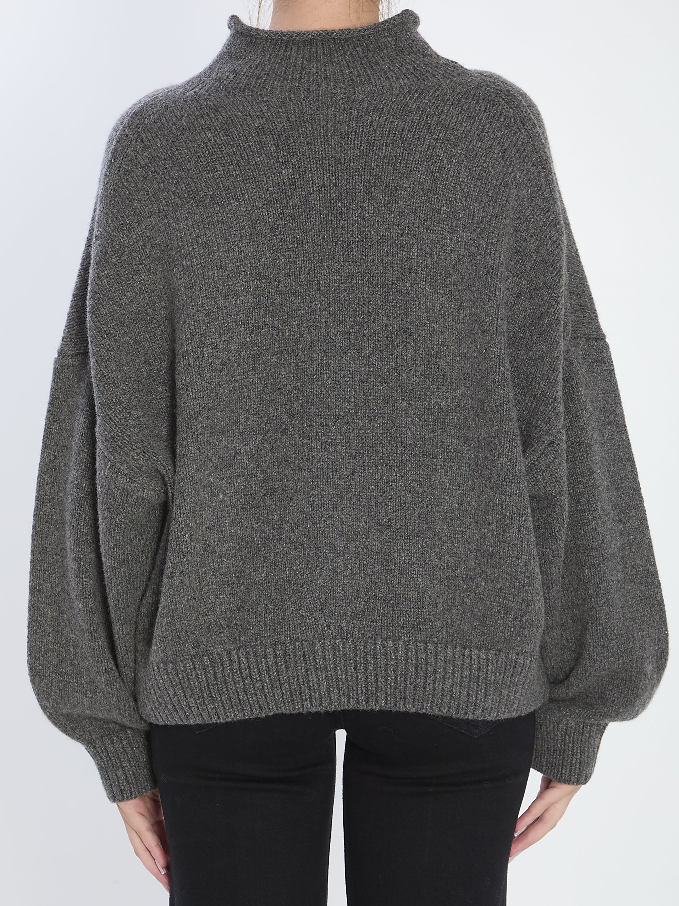 KHAITE Cashmere Nelya Sweater with Crater Neckline - Regular Fit