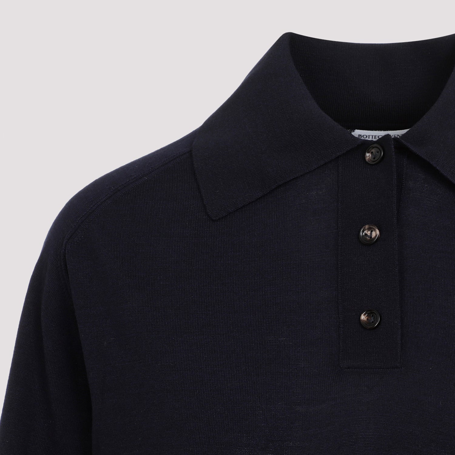 BOTTEGA VENETA Long Sleeves Wool Polo for Men