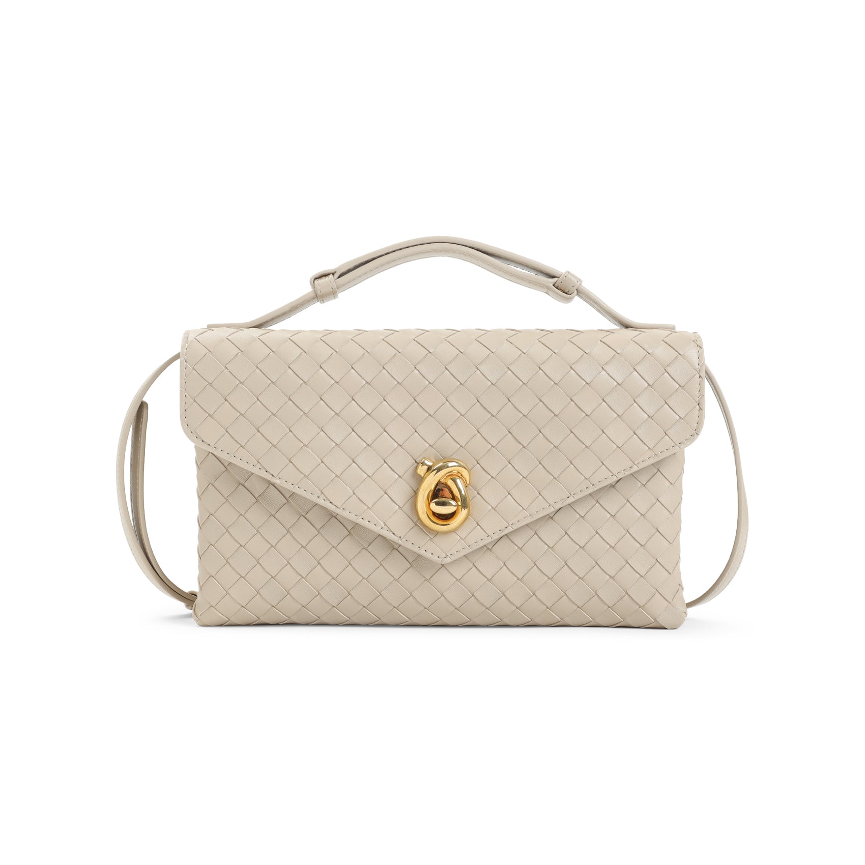 BOTTEGA VENETA Mini Knot Lock Shoulder Handbag