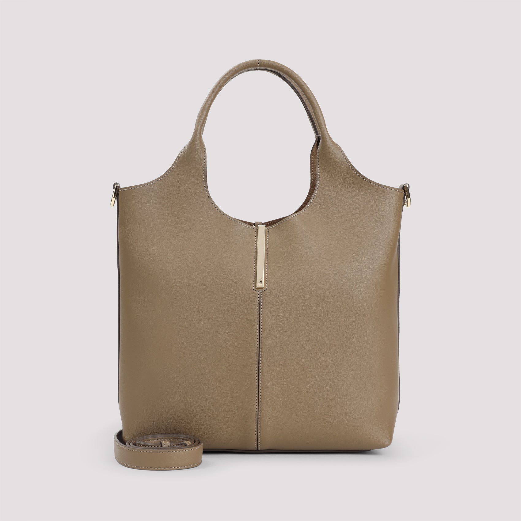 TOD`S Mini Double Handle Leather Handbag - 27cm x 25cm x 14cm