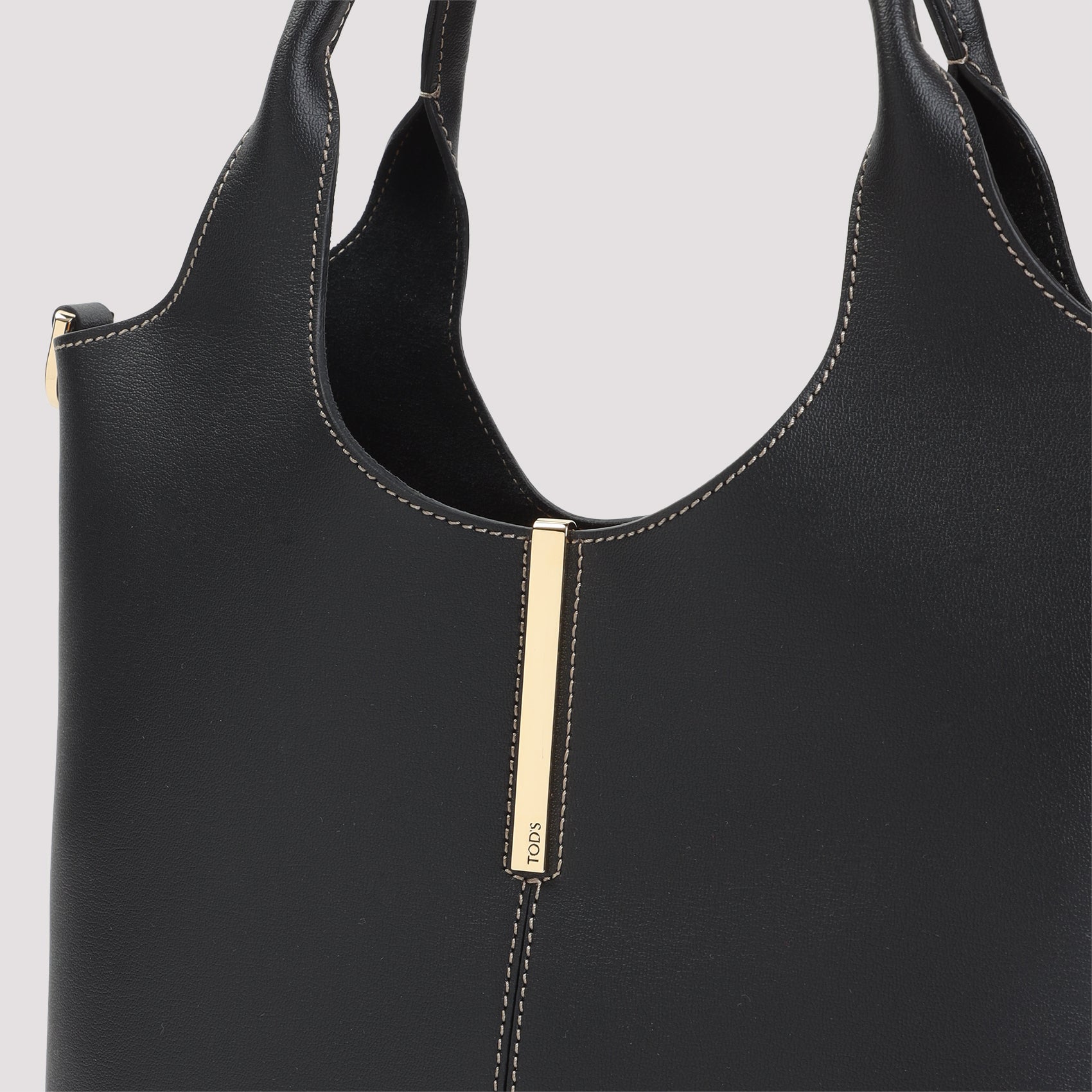 TOD`S Mini Double Handle Leather Handbag - 27cm x 25cm x 14cm