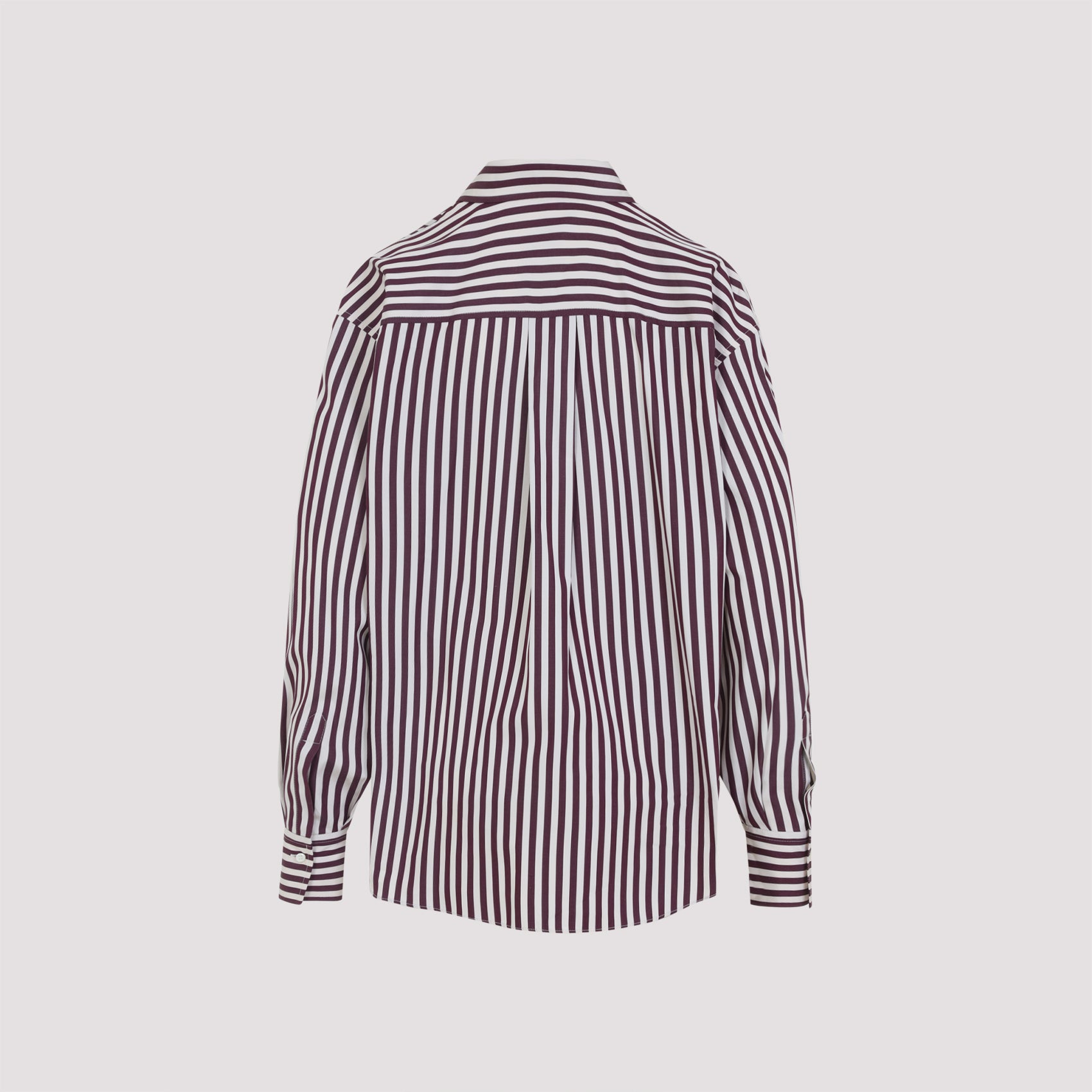 BRUNELLO CUCINELLI Men's Striped Long Sleeve Shirt