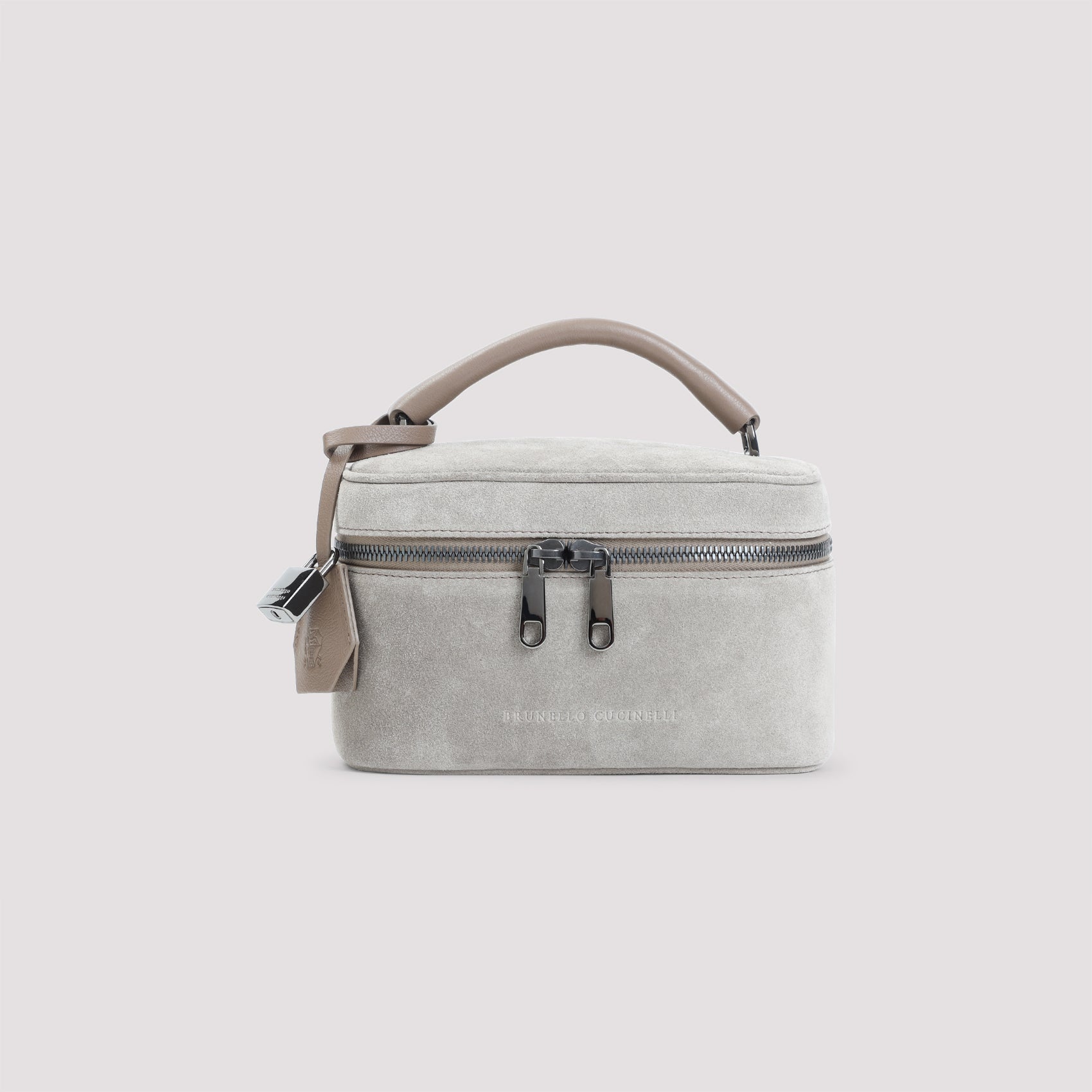 BRUNELLO CUCINELLI Mini Suede Leather Pouch Handbag