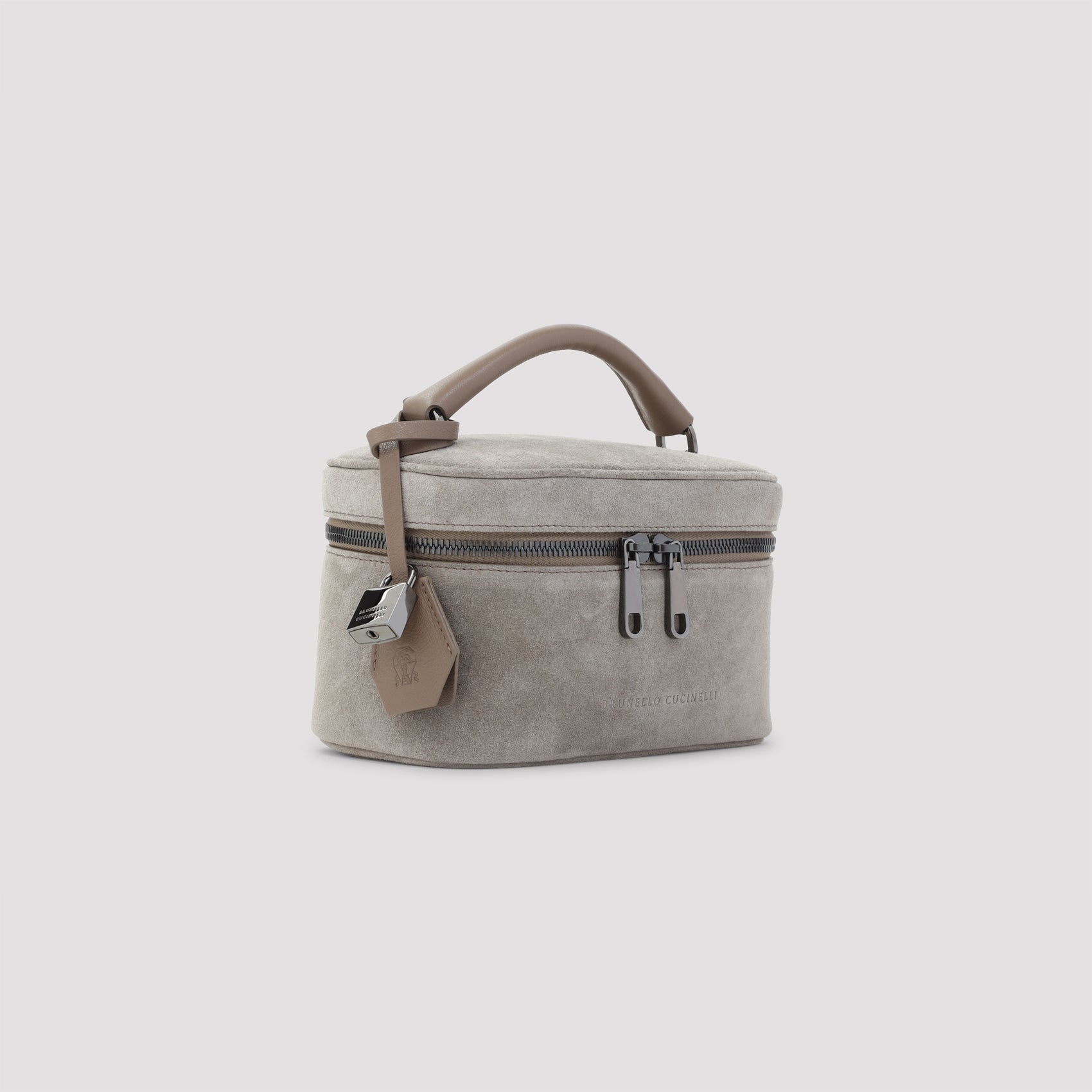 BRUNELLO CUCINELLI Mini Suede Leather Pouch Handbag