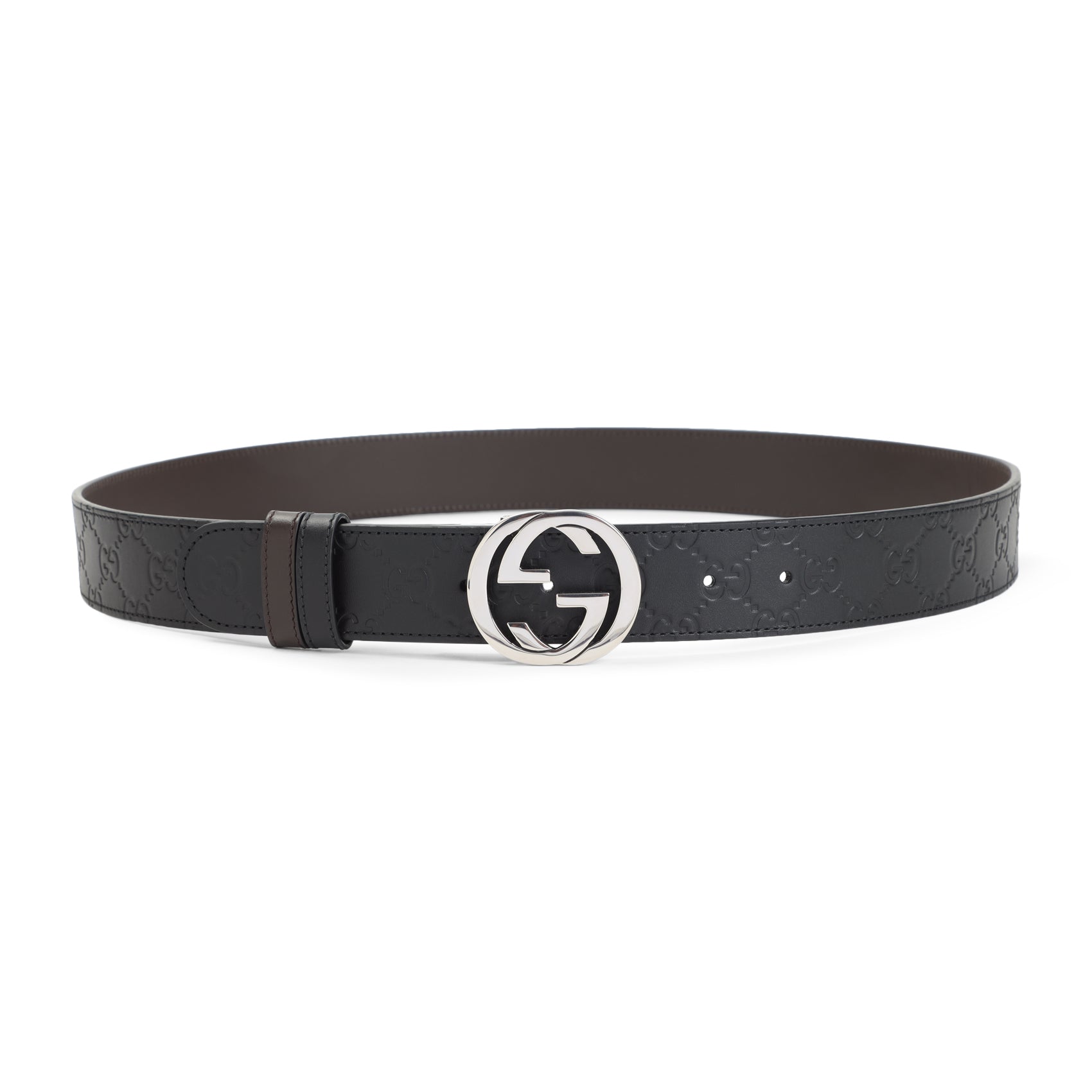 GUCCI Reversible Leather Belt - 4cm Width