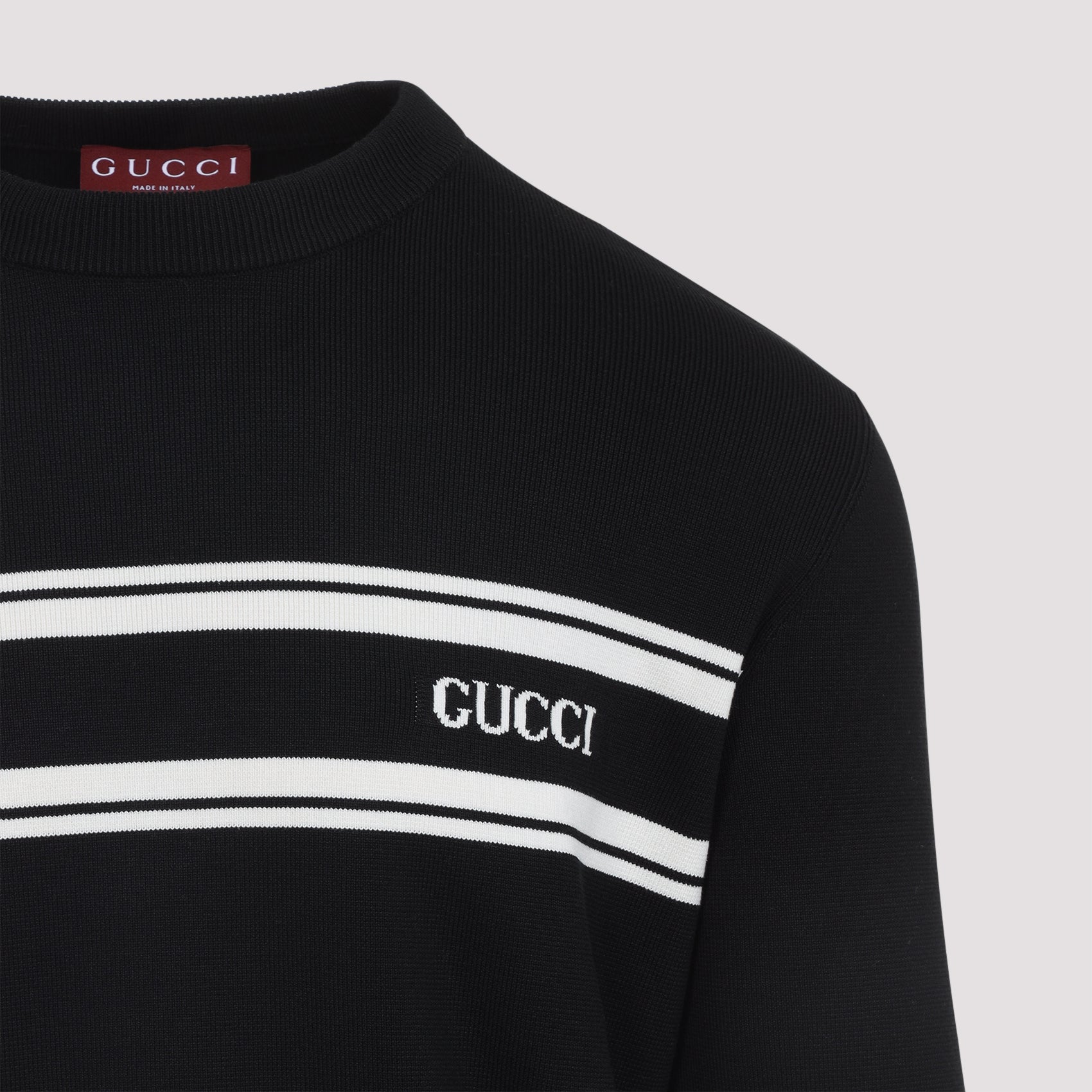 GUCCI Silk Blend Sweater for Men - FW25 Collection