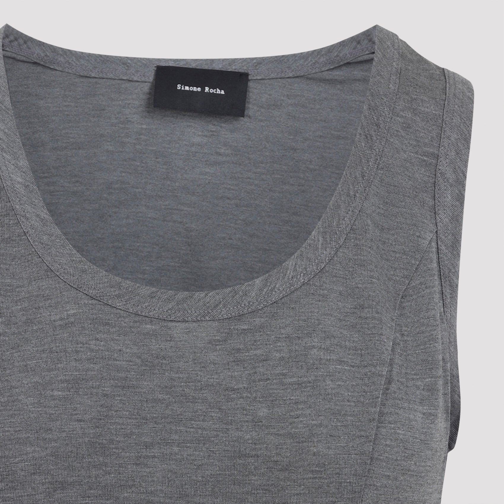 SIMONE ROCHA Easy Tank Top with Bow Tails