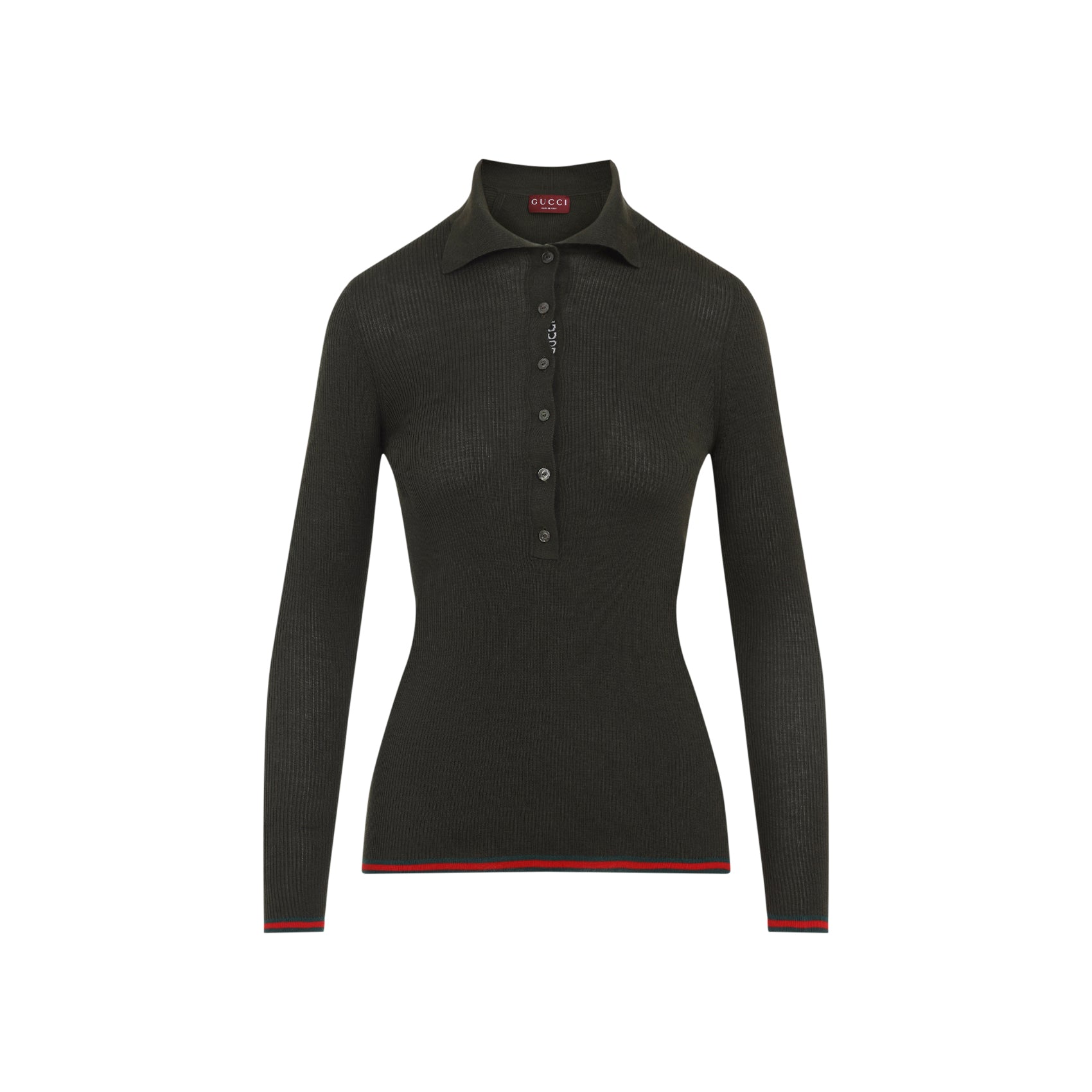 GUCCI Polo Shirt with Cashmere Blend for Men