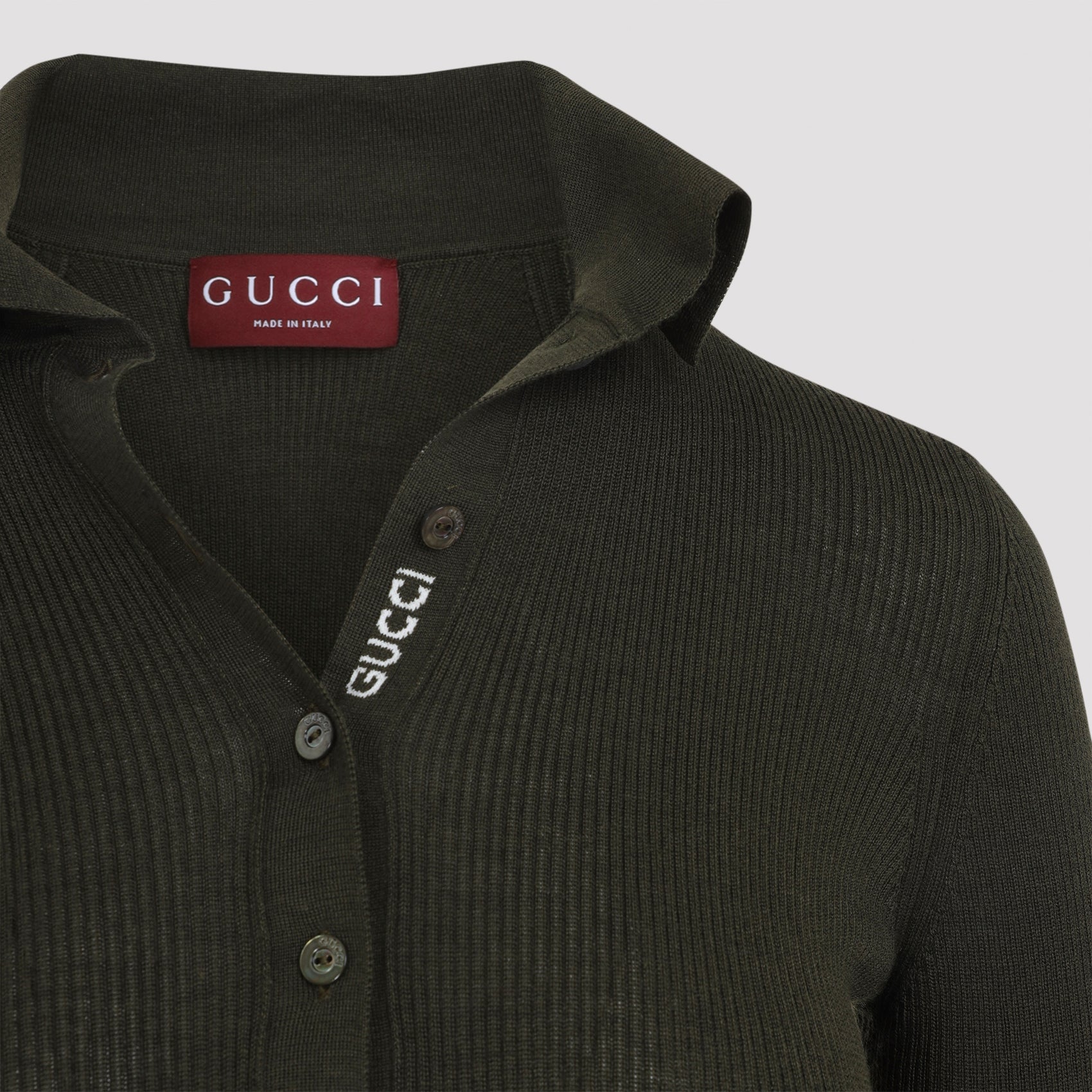 GUCCI Polo Shirt with Cashmere Blend for Men