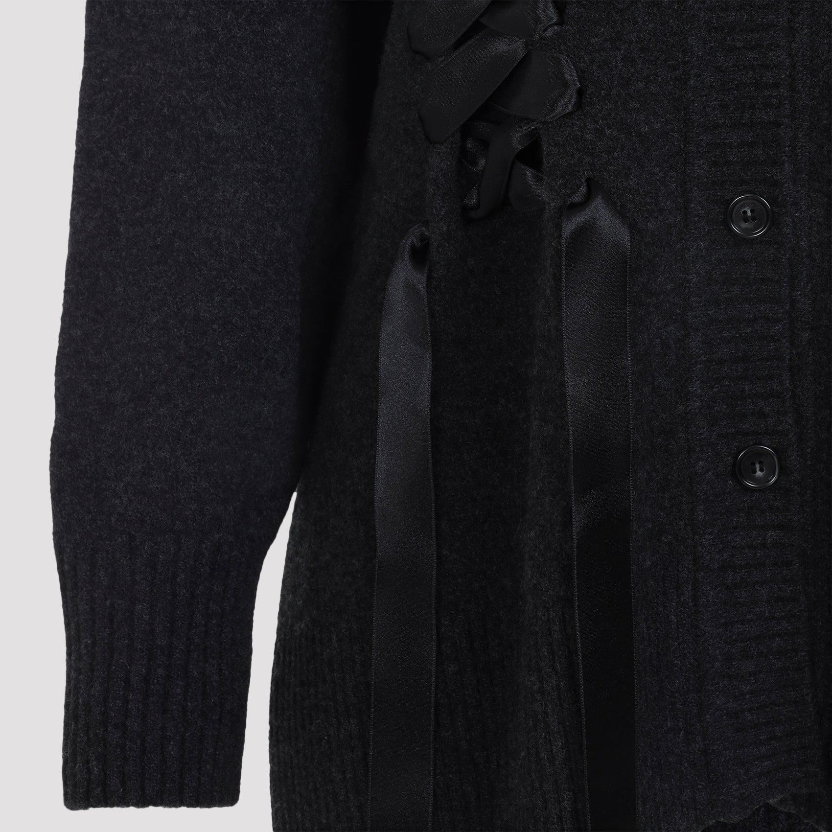 SIMONE ROCHA Sculpted Ribbon Corset Cardigan